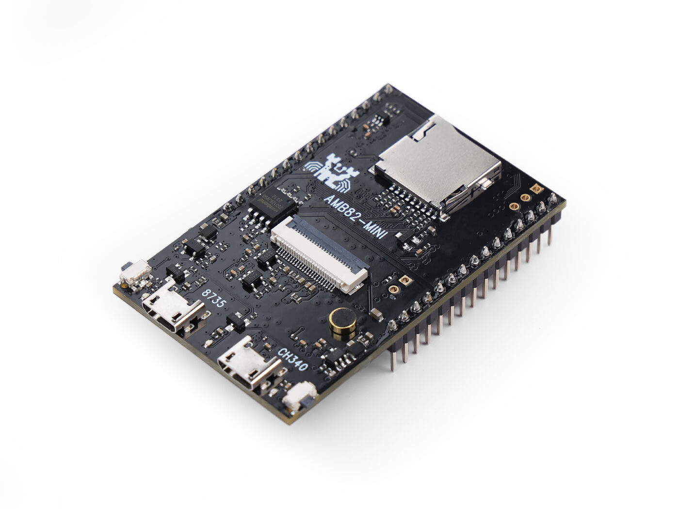 Realtek AMB82-Mini IoT AI Camera Arduino Dev. board - Wi-Fi & Bluetooth, H264/H265 Video, 1080p sensor, multiple IO, Tensorflow-Lite AI - Image 2