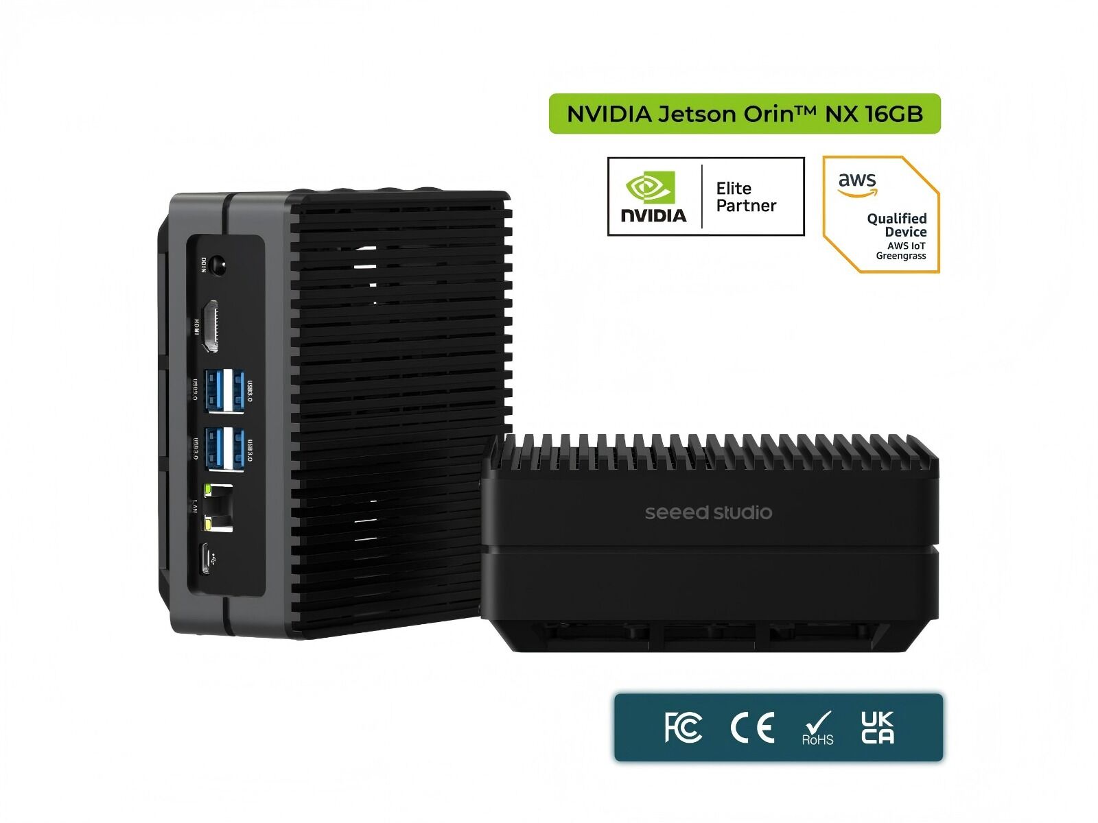 reComputer J4012 - Edge AI Computer with NVIDIA® Jetson™ Orin™ NX 16GB （Super Mode NOT Supported)