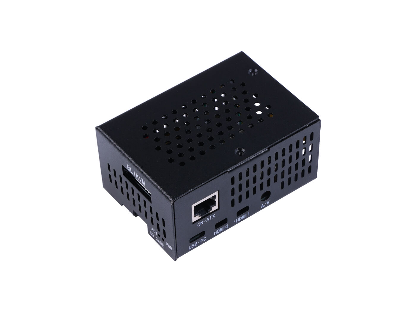 BliKVM HAT Black - Raspberry Pi 4 extension board, KVM-over-IP remote control, ATX control, PoE and USB power supply(Raspberry Pi 4 not Included) - Image 2