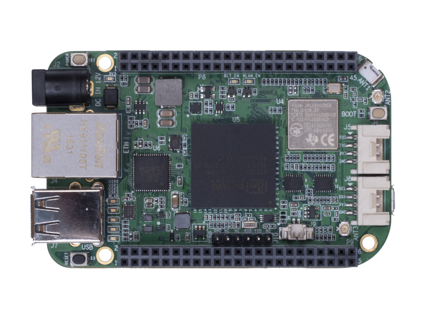 Seeed Studio BeagleBone® Green Gateway Development Board(TI AM335x WiFi+BLE and Ethernet) - Image 2