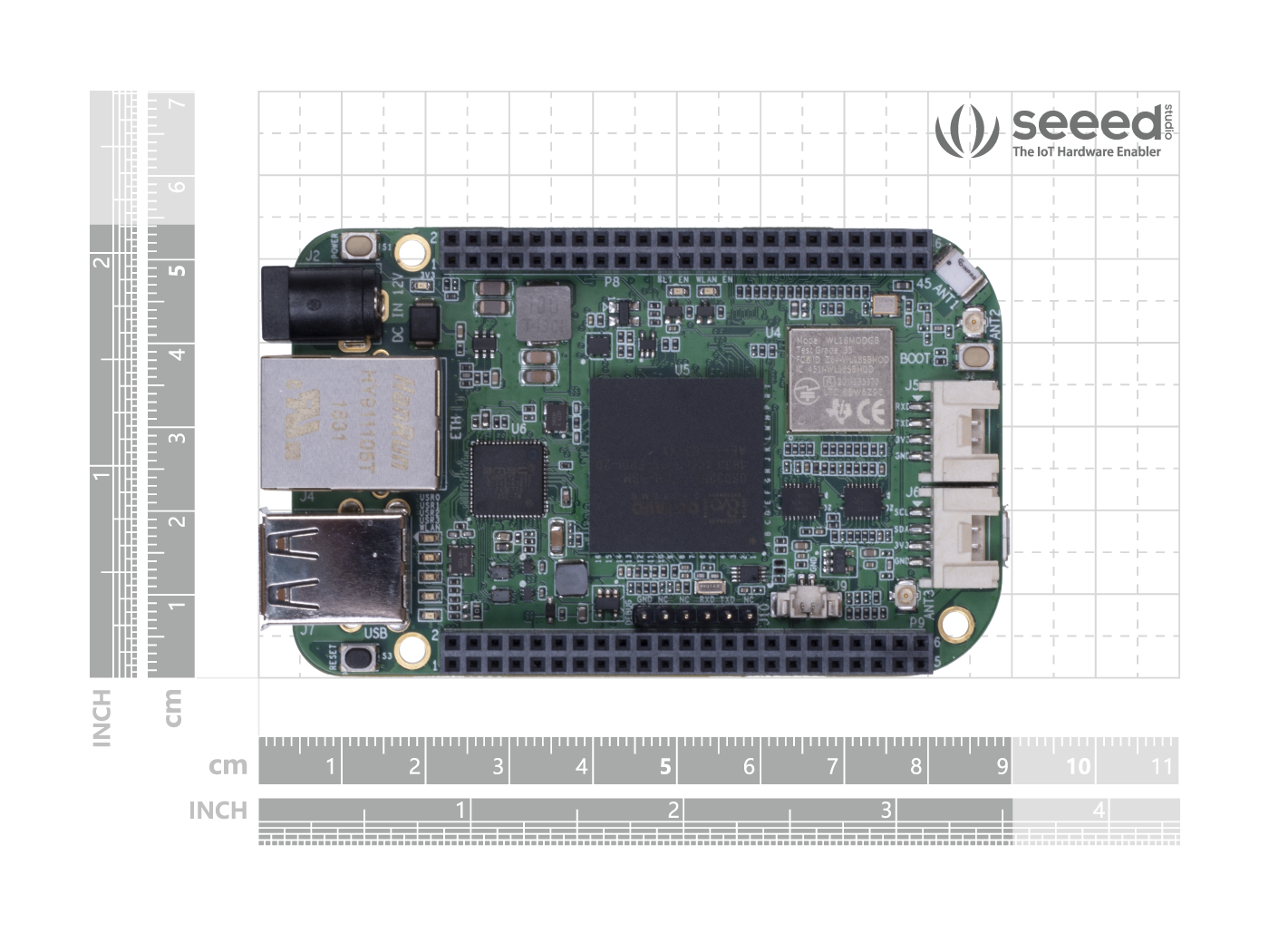 Seeed Studio BeagleBone® Green Gateway Development Board(TI AM335x WiFi+BLE and Ethernet) - Image 5