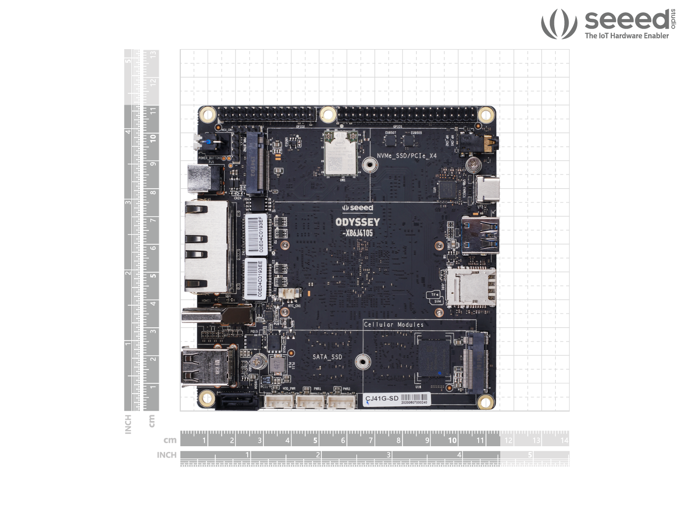 ODYSSEY - X86J4105864 Most expandable Win10 Mini PC (Linux and Arduino Core) with 8GB RAM + 64GB eMMC - Image 6