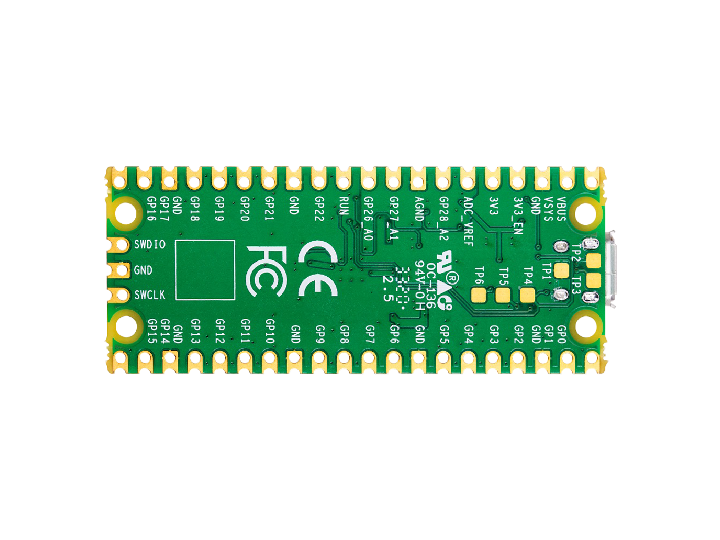 Raspberry Pi Pico - Raspberry Pi RP2040 chip, beginner-friendly microcontroller, small & flexible design, low power consumption - Image 3