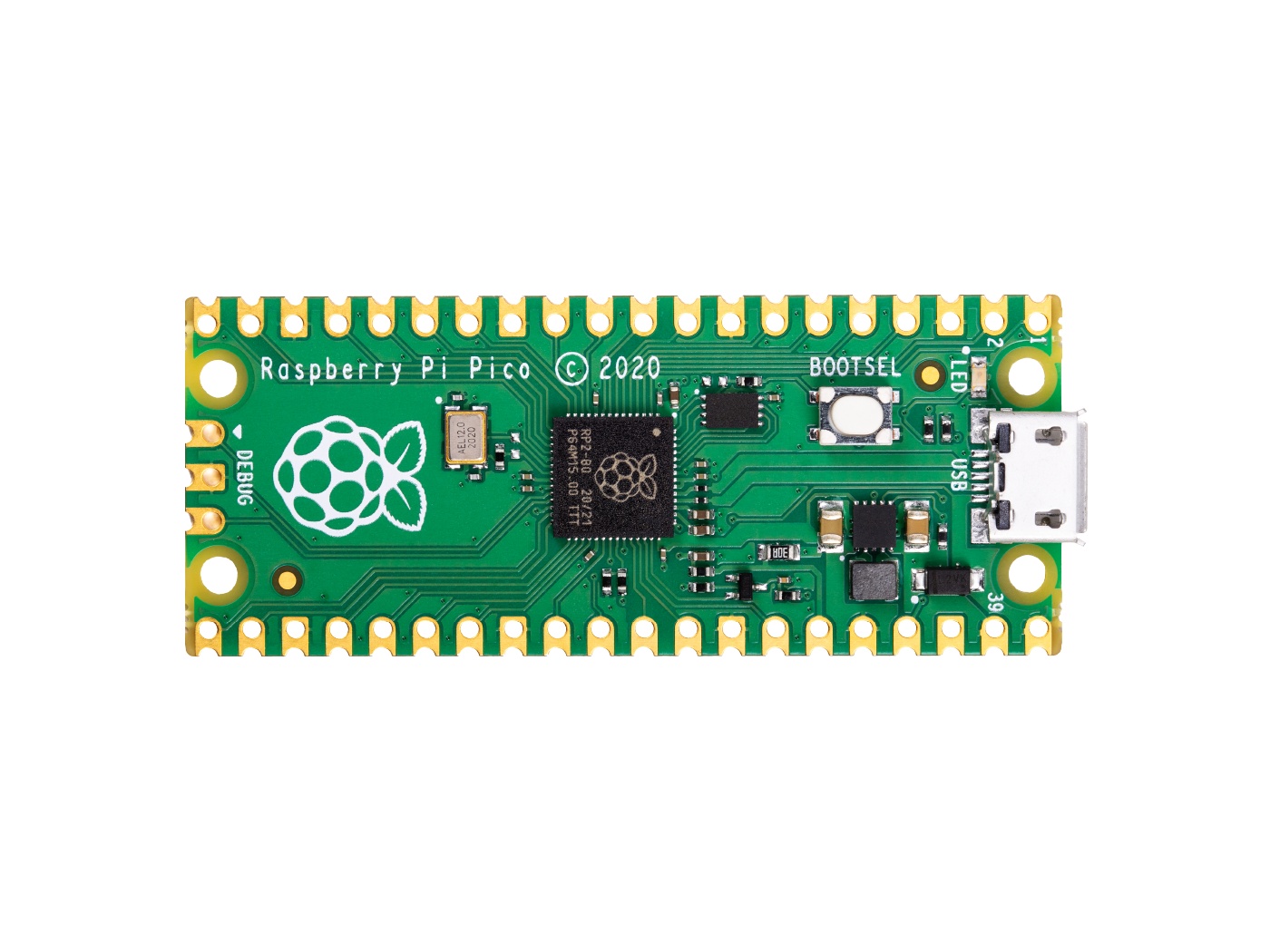 Raspberry Pi Pico - Raspberry Pi RP2040 chip, beginner-friendly microcontroller, small & flexible design, low power consumption - Image 2