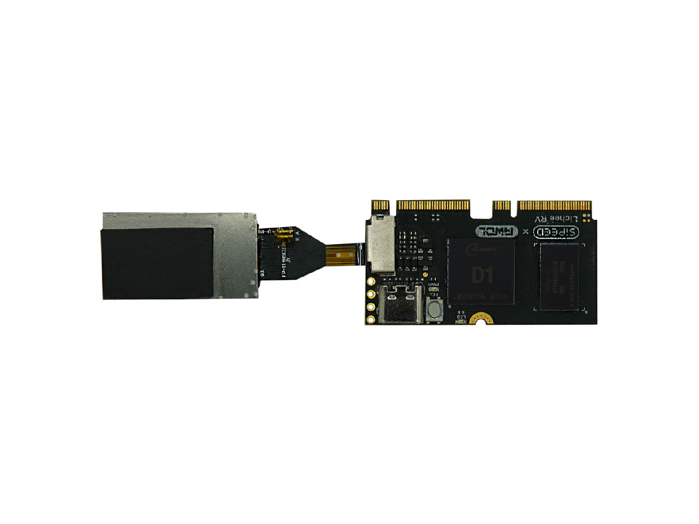 lichee RV-Nezha CM Allwinner D1 SoC with 1.14 Inch SPI LCD - Supported Linux - Image 6