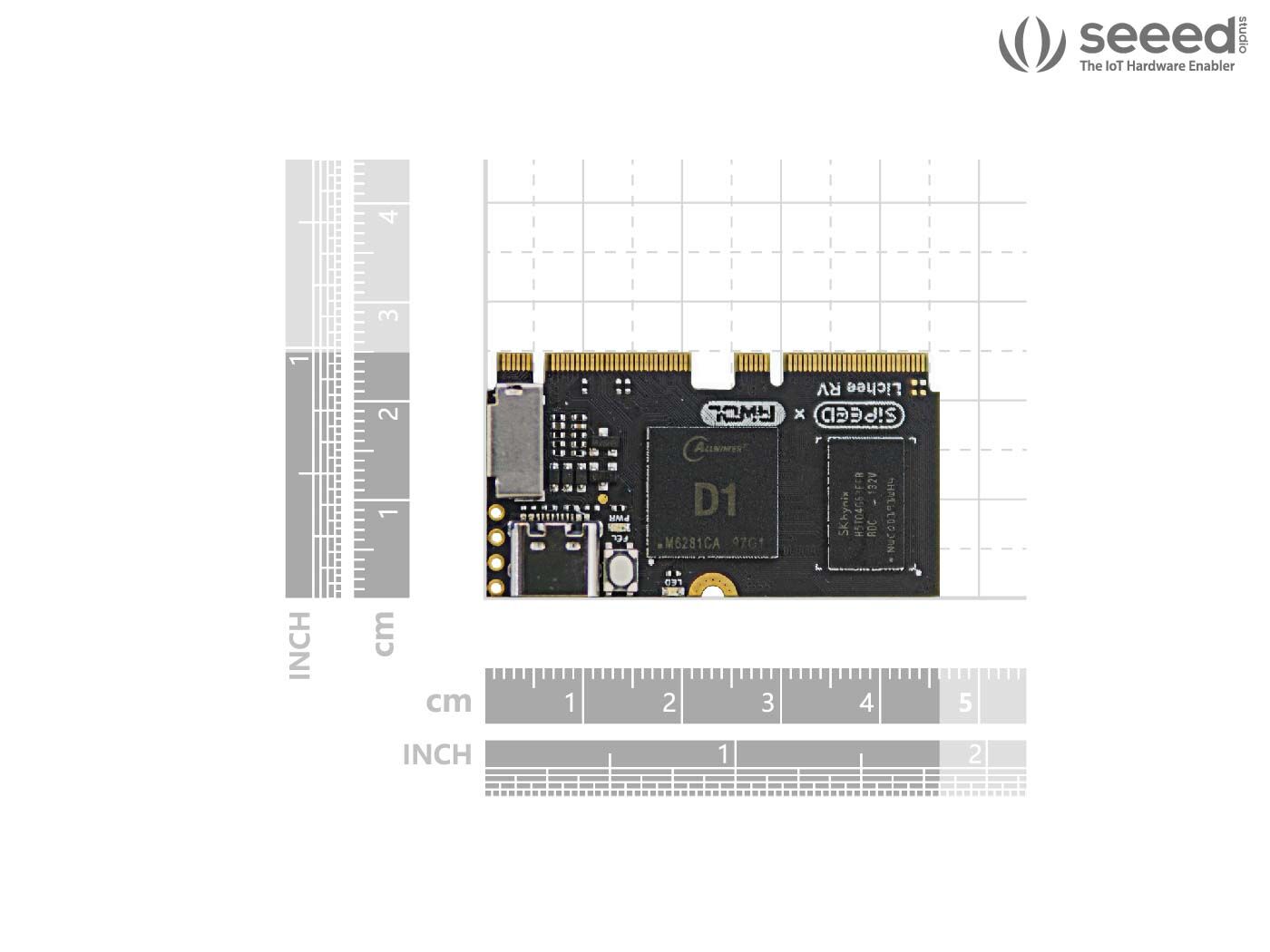 lichee RV-Nezha CM Allwinner D1 SoC with 1.14 Inch SPI LCD - Supported Linux - Image 7