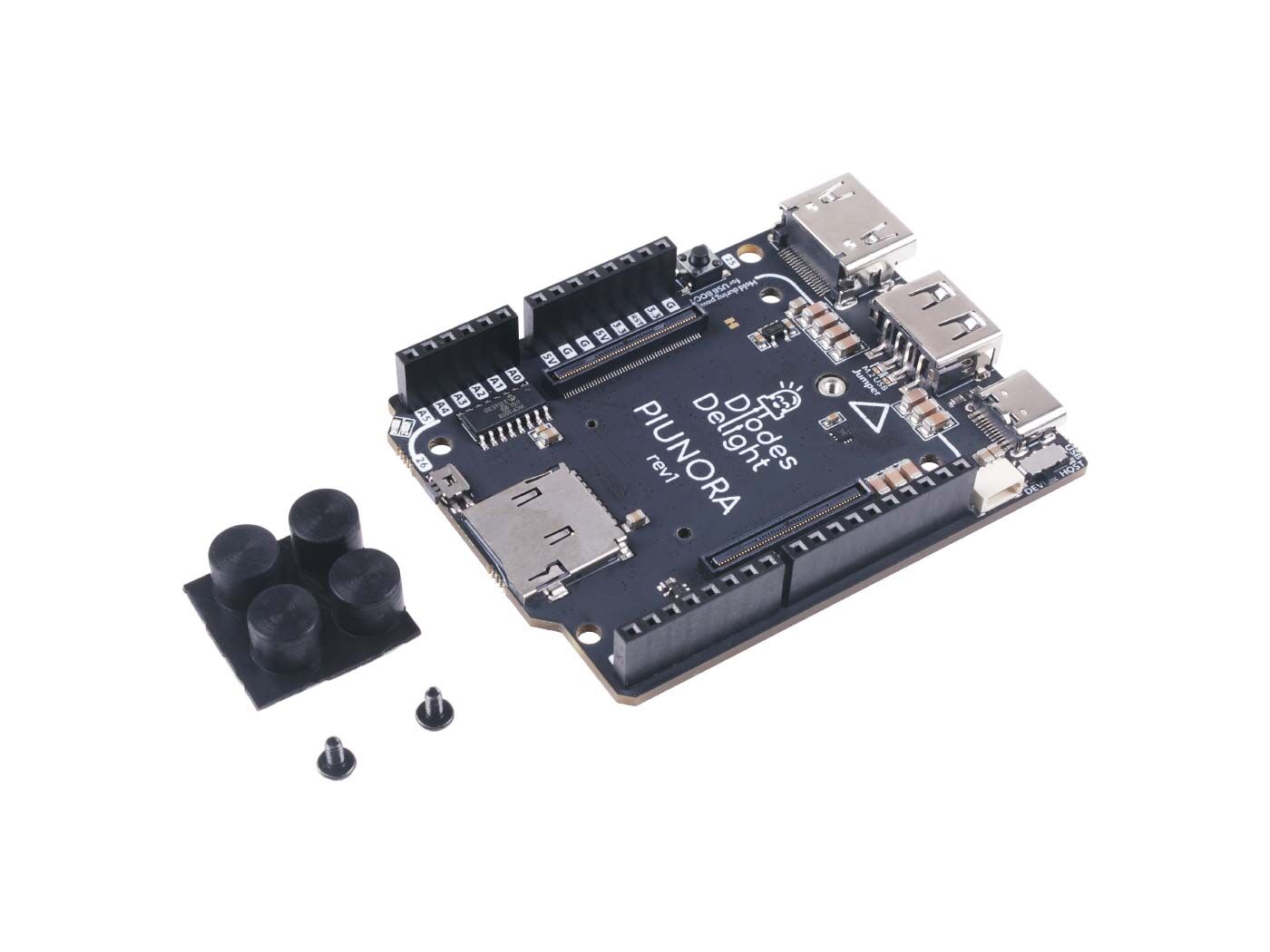 Piunora Raspberry Pi CM4 carrier board - standard HDMI port | M.2 B-KEY | PCI-e | ADC | Qwiic/Stemma QT connector - programmed with Linux - Image 5
