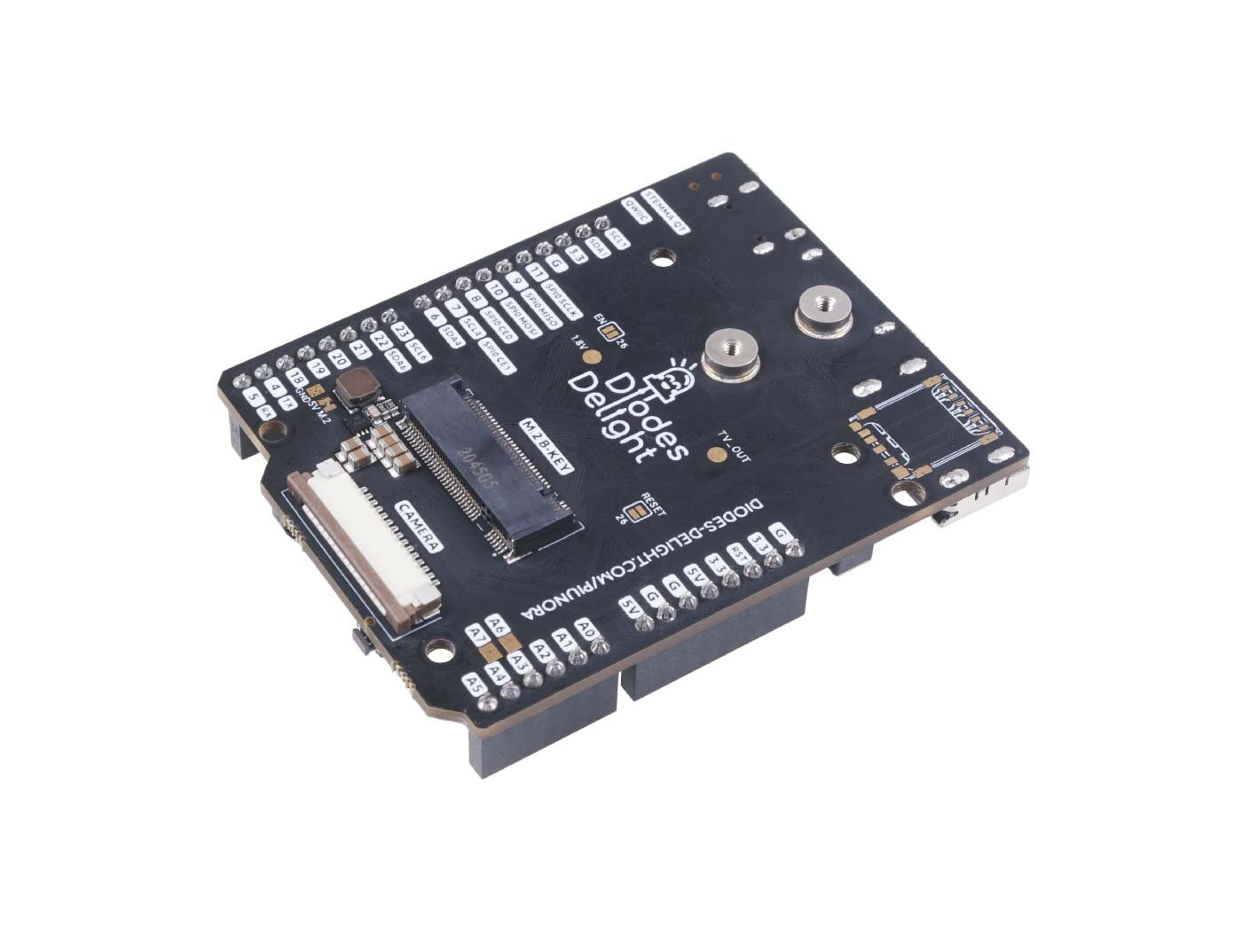 Piunora Raspberry Pi CM4 carrier board - standard HDMI port | M.2 B-KEY | PCI-e | ADC | Qwiic/Stemma QT connector - programmed with Linux - Image 2