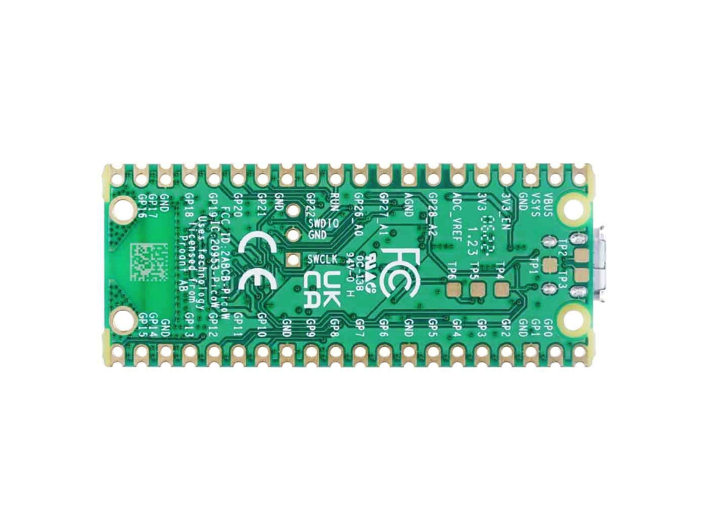 Raspberry Pi Pico W - Raspberry Pi RP2040 chip, Wi-Fi & Bluetooth 5.2 supported, beginner-friendly microcontroller, small & flexible design - Image 2