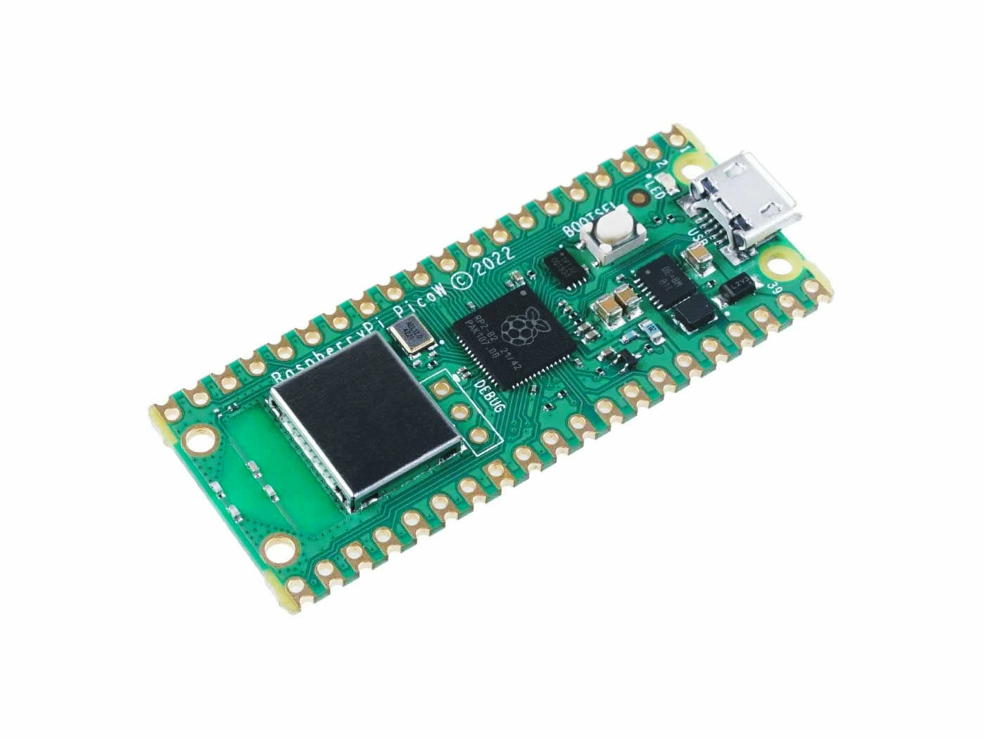 Raspberry Pi Pico W - Raspberry Pi RP2040 chip, Wi-Fi & Bluetooth 5.2 supported, beginner-friendly microcontroller, small & flexible design - Image 3