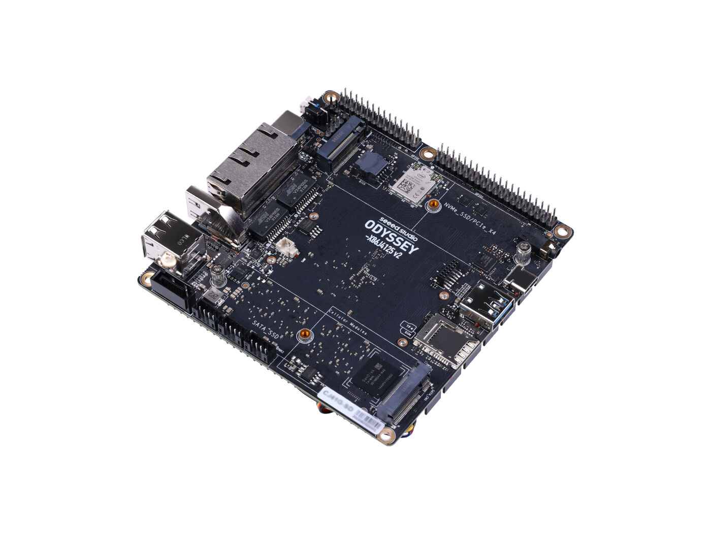 ODYSSEY - X86J4125864 v2 (TELEC) -  64GB eMMC, Linux and RP2040 Core
