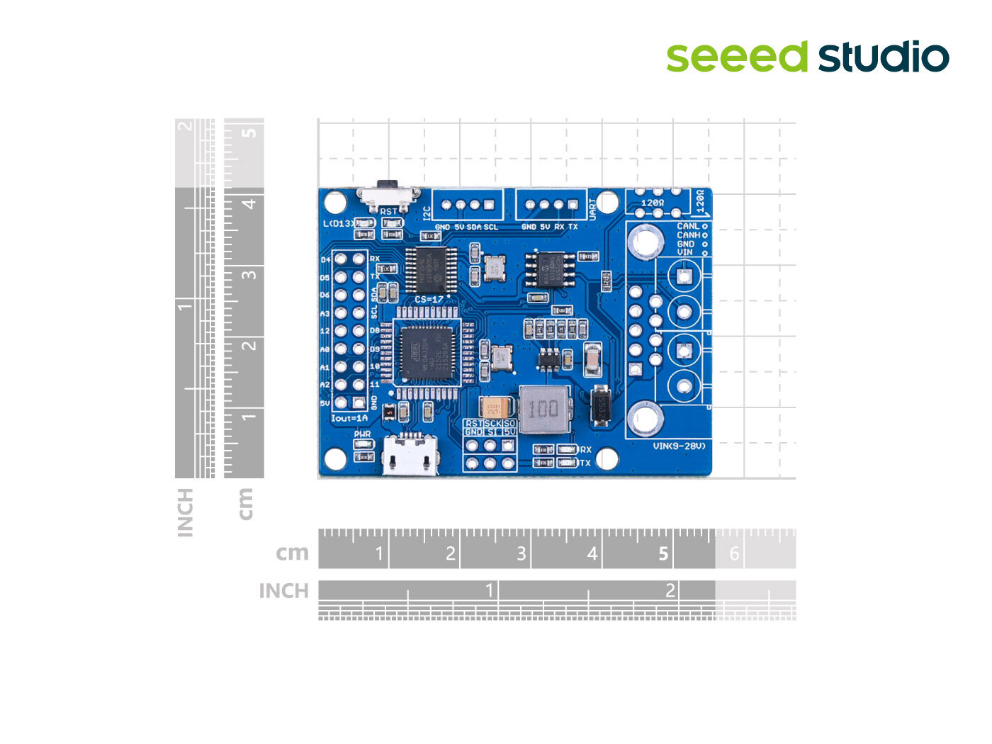 CANBed - Arduino CAN-BUS Development Kit (ATmega32U4 with MCP2515 and MCP2551) - Image 7