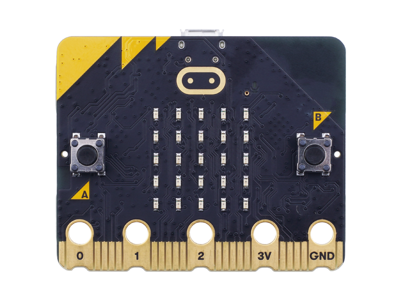 micro:bit v2 - with speaker, microphone, accelerometer, 2.4GHz radio/ BLE 5.0 - Image 2
