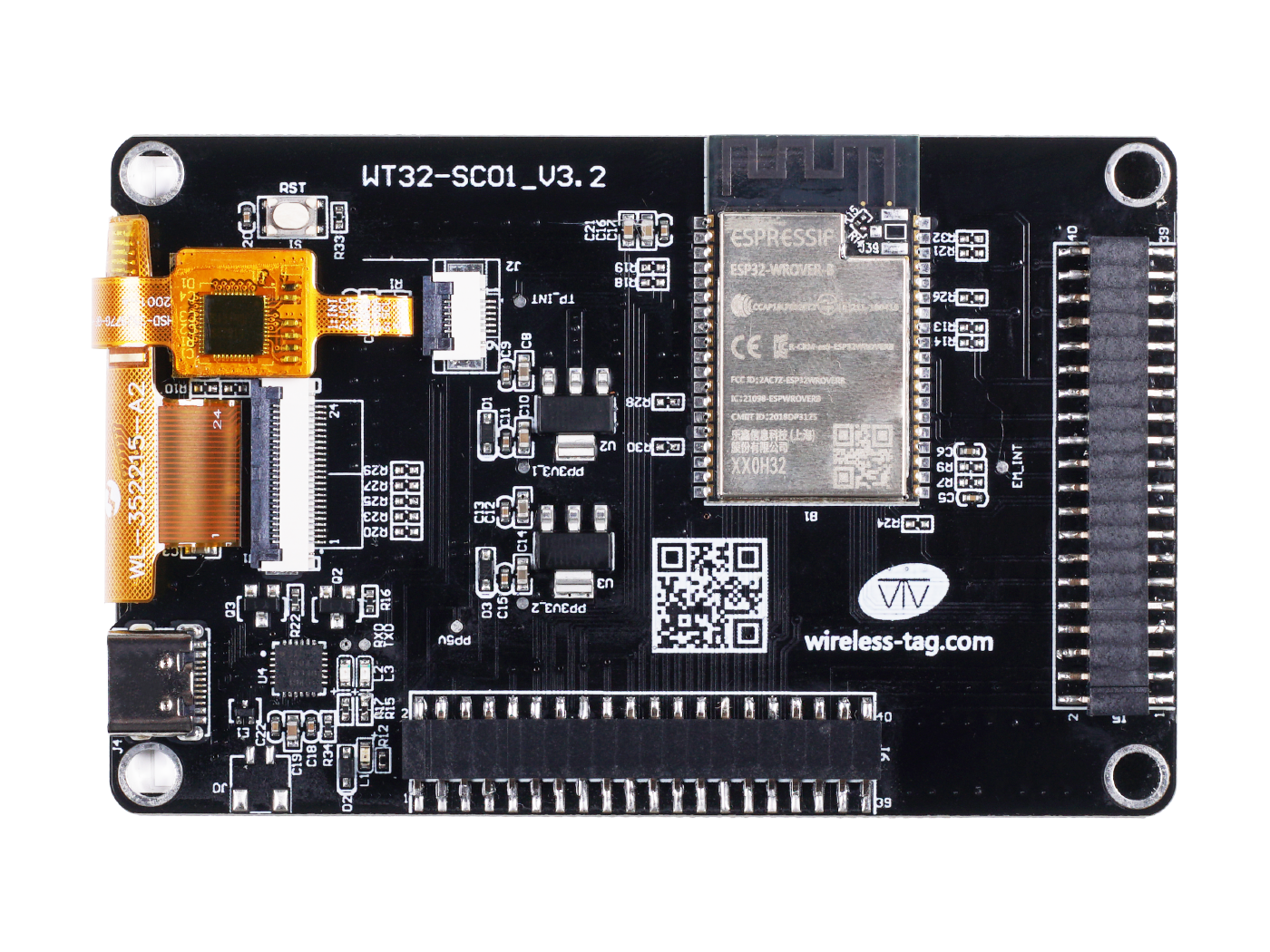 ESP32 Development board - WT32-SC01 with 320x480 capacitive multi-touch screen - Image 3