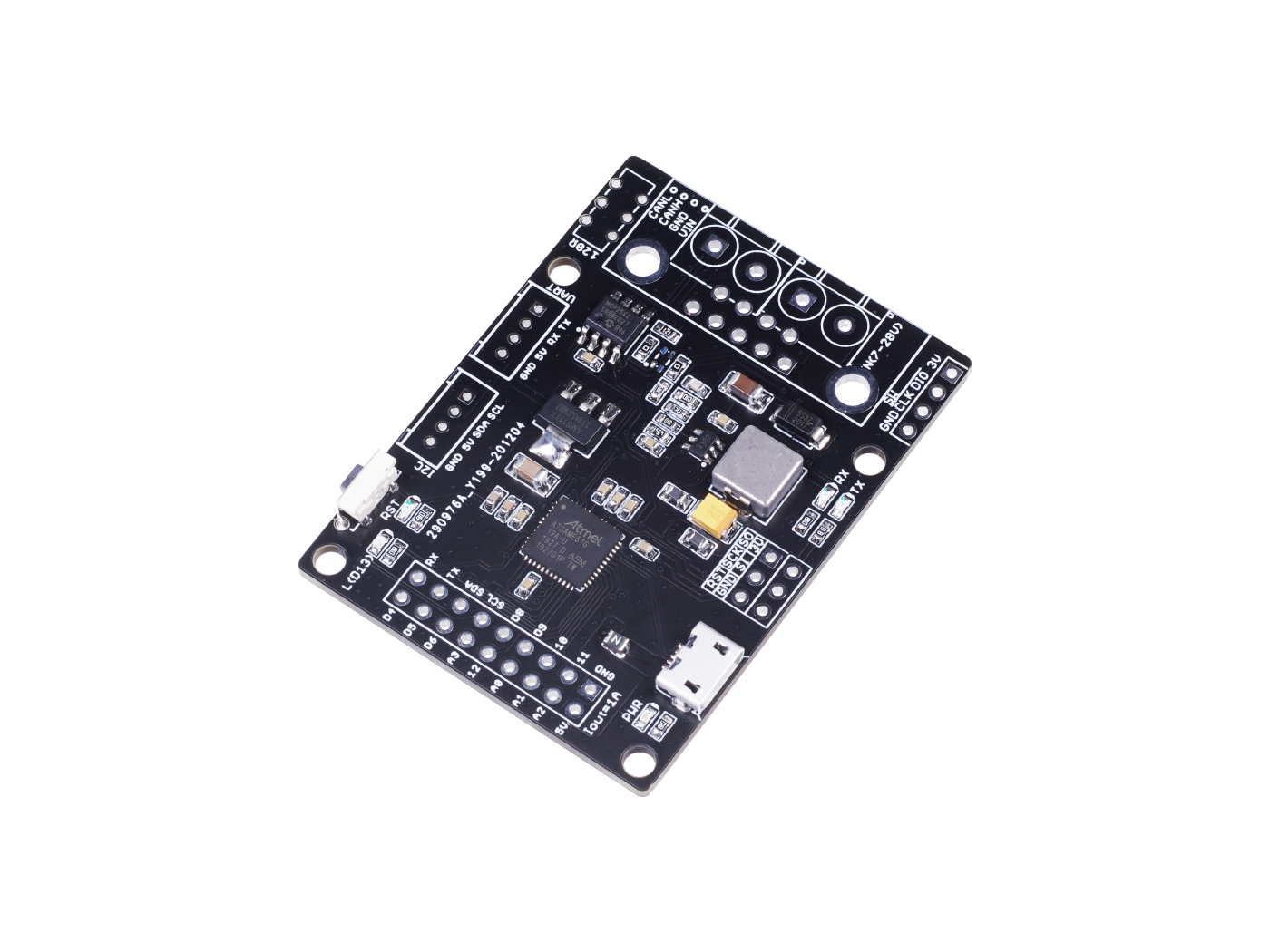 CANBed M4 Development Board with ATSAME51G19A MCU and MCP2542FD CAN Transceiver