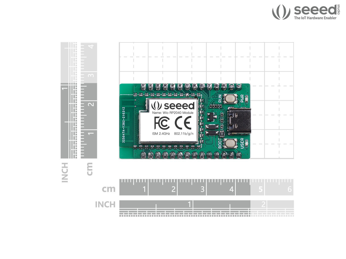 Wio RP2040 mini Dev Board - Onboard Wifi - Image 4
