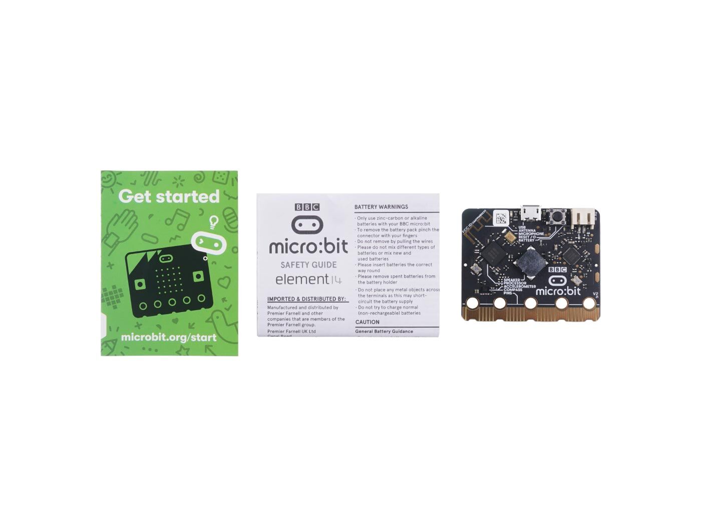 Micro:Bit V2.2- Card size MCU with Onboard Speaker, Accelerometer, MEMS microphone,2.4GHz radio/ BLE 5.0 - Image 6