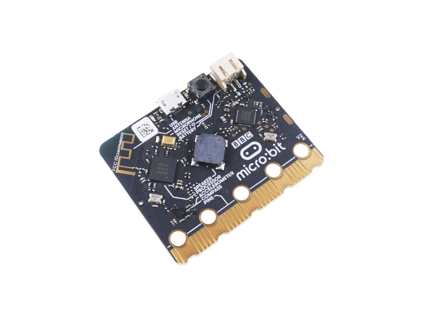 Micro:Bit V2.2- Card size MCU with Onboard Speaker, Accelerometer, MEMS microphone,2.4GHz radio/ BLE 5.0 - Image 3