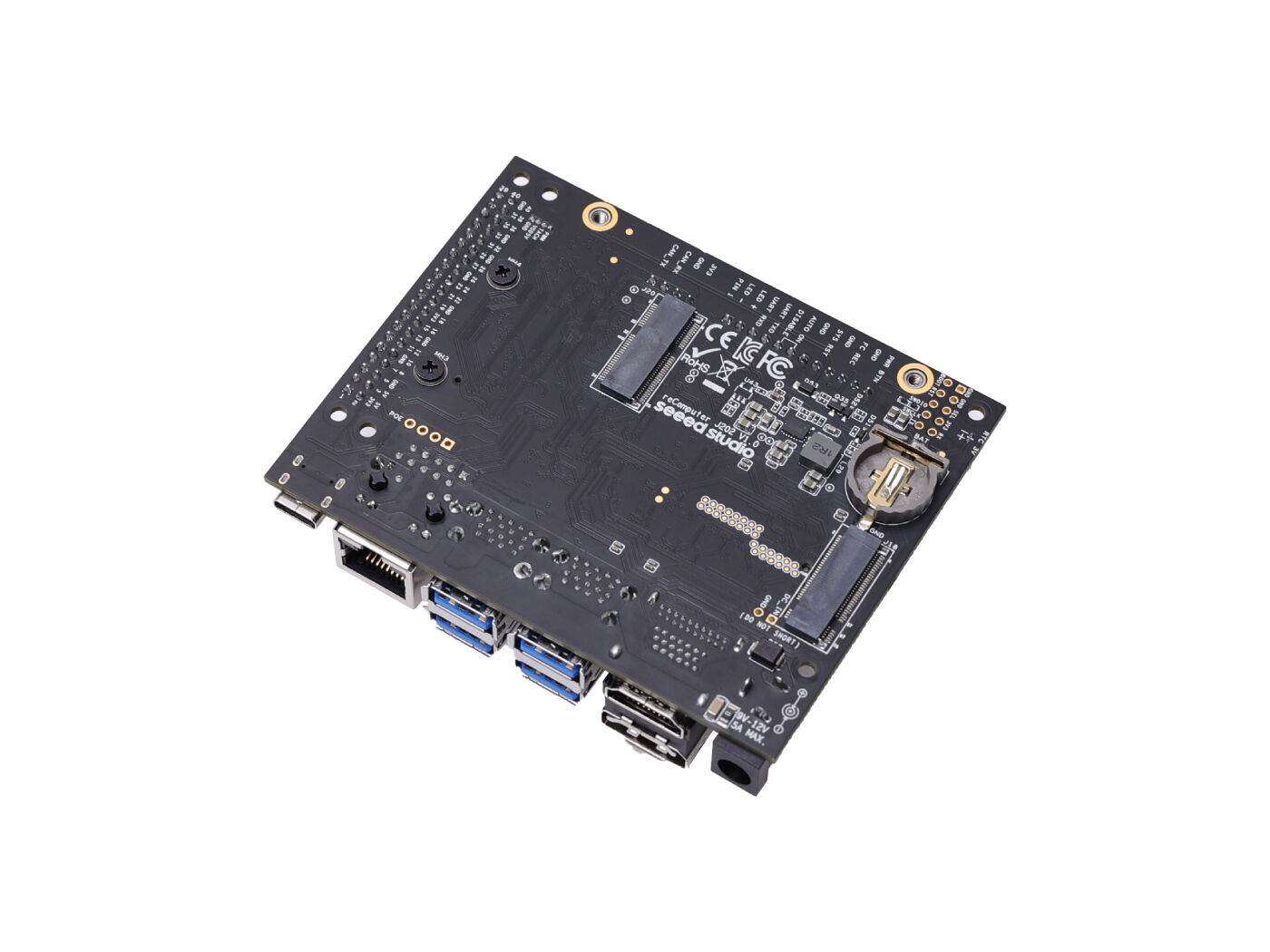 reComputer J202 - Carrier Board for Jetson Xavier NX/Nano/TX2 NX (w/o Power Adapter) - Image 2