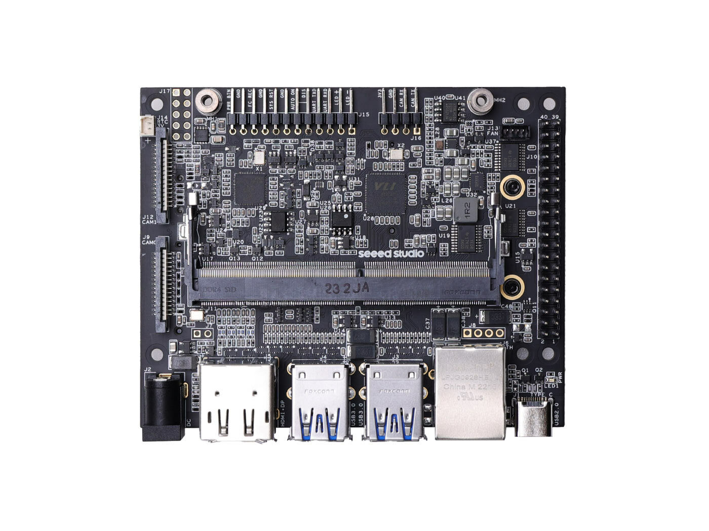 reComputer J202 - Carrier Board for Jetson Xavier NX/Nano/TX2 NX (w/o Power Adapter) - Image 3