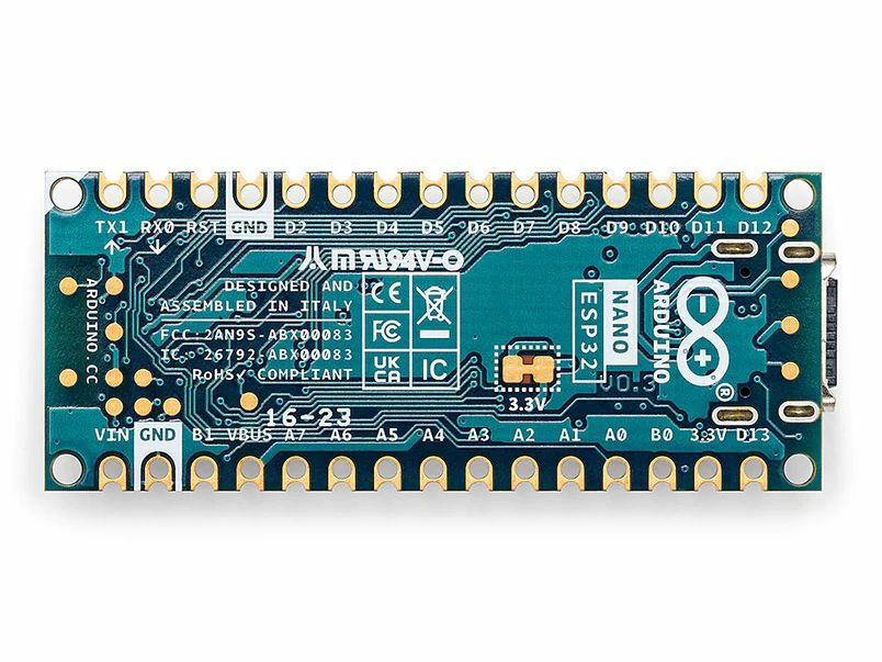 Arduino Nano ESP32 - ESP32S3, Wi-Fi, Bluetooth, 14x digital I/O, 8x analog input, 5x PWM, 2x UART, 1x IIC, 1x SPI, support MicroPython and Arduino - Image 3
