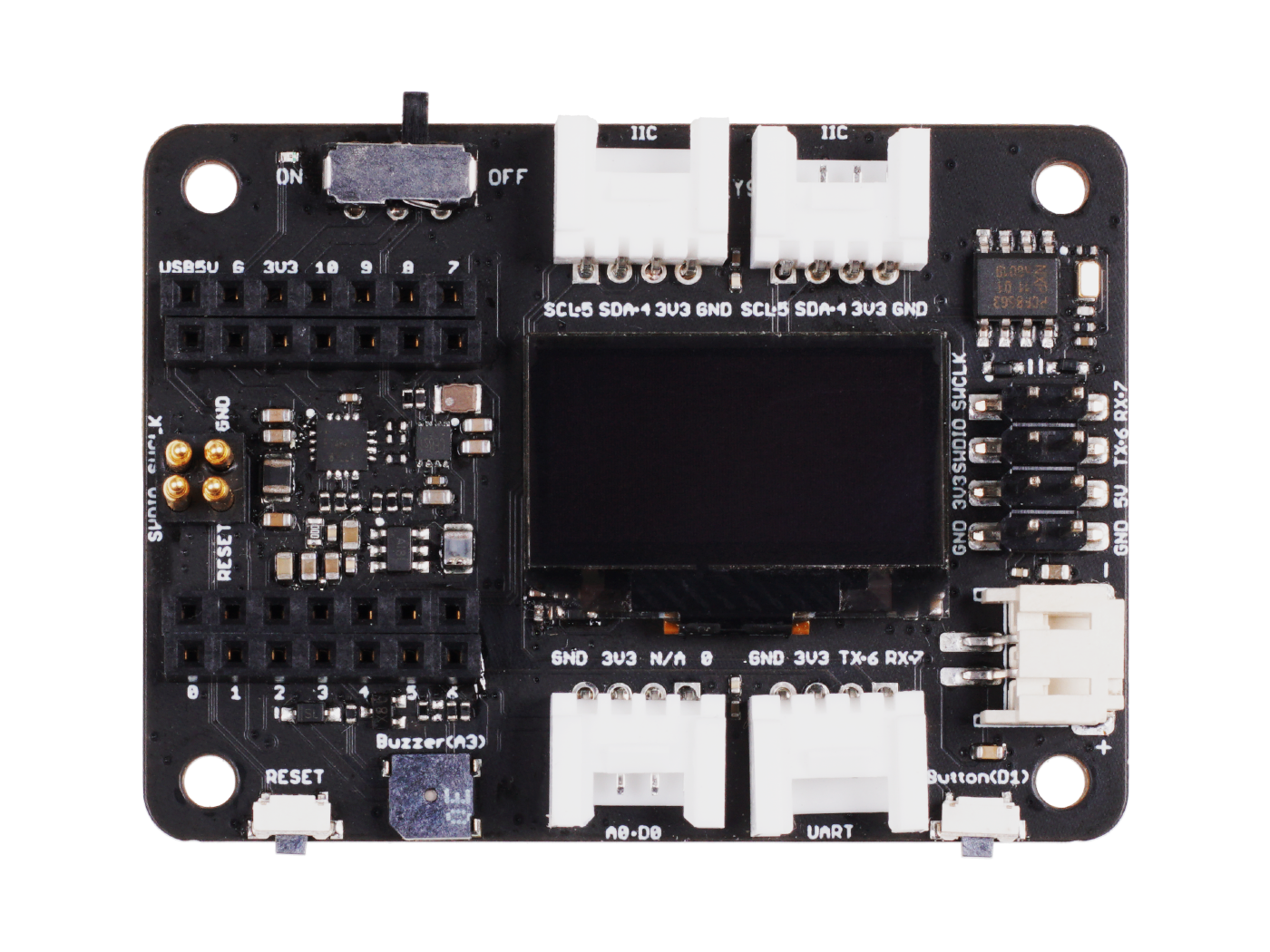 Seeed Studio Expansion Board Base for XIAO with Grove OLED - IIC, Uart, Analog/Digital - Image 3