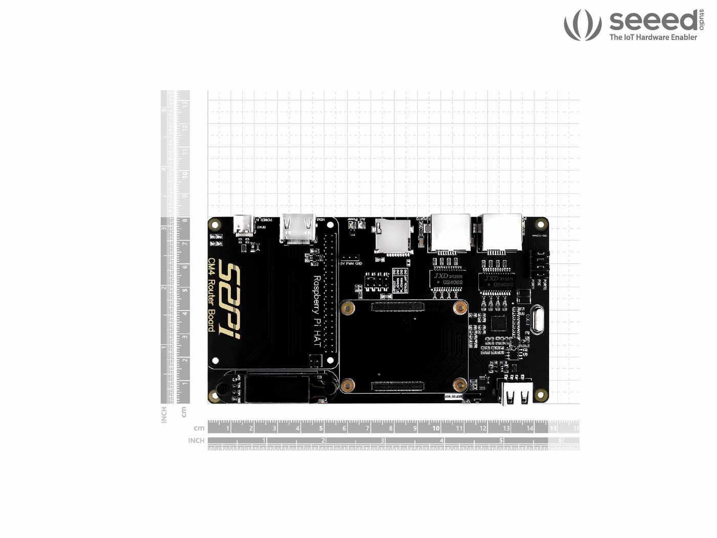Raspberry Pi Router Board for CM4 module (with two full-speed gigabit network ports, low cost, Wifi and working as a router with Openwrt) - Image 4