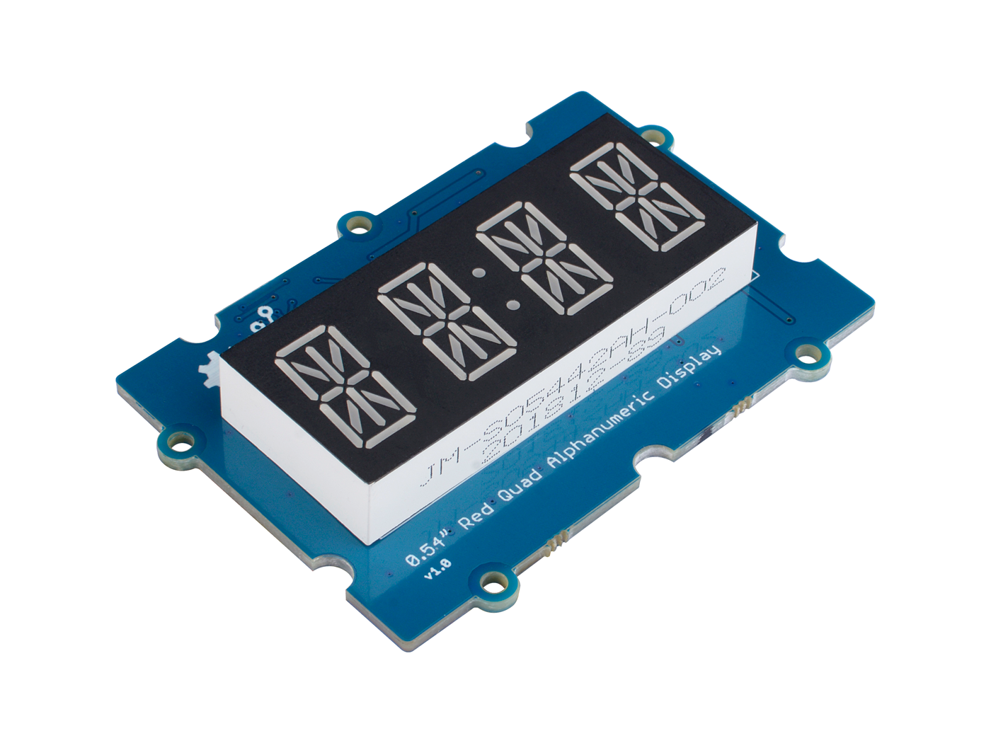 Grove - 0.54' Red Quad Alphanumeric Display,Nixie Tube