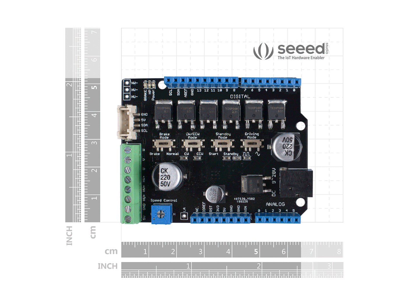 Brushless Motor Shield (TB6605FTG) - Image 3