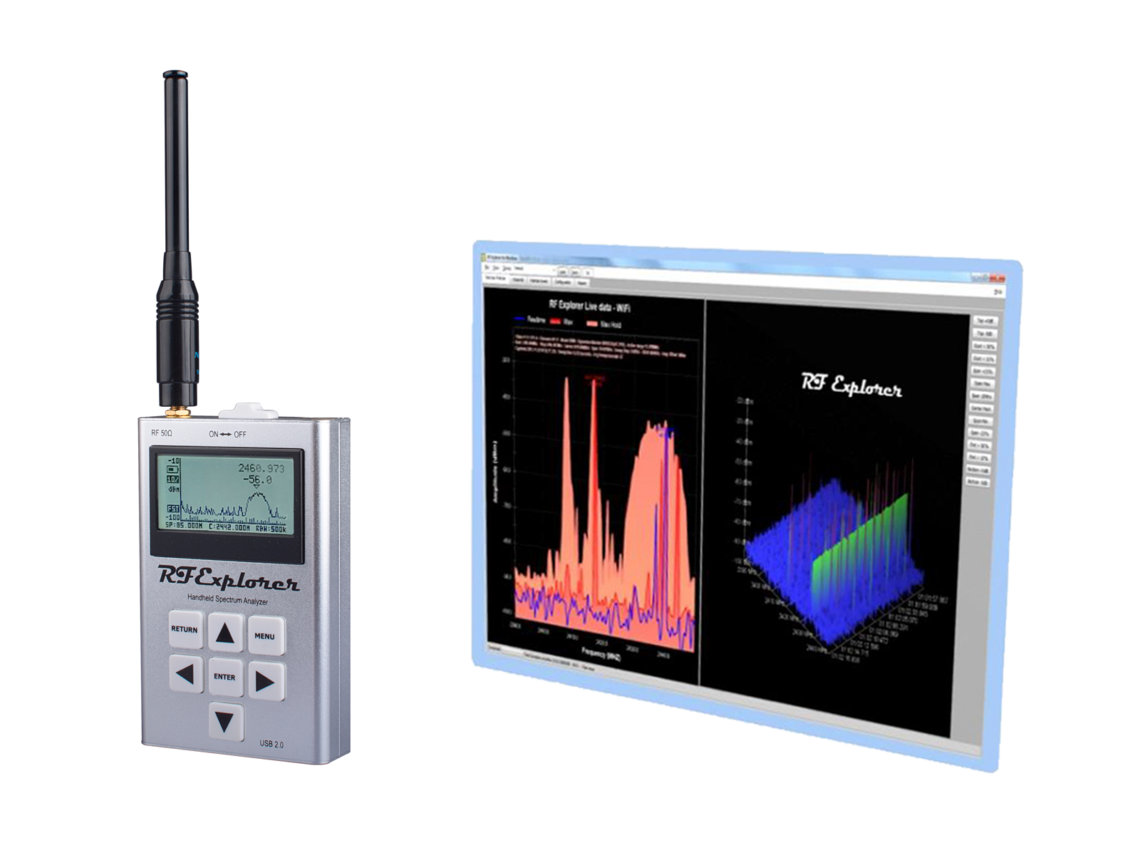 RF Explorer WSUB1G Spectrum Analyzers - Image 2