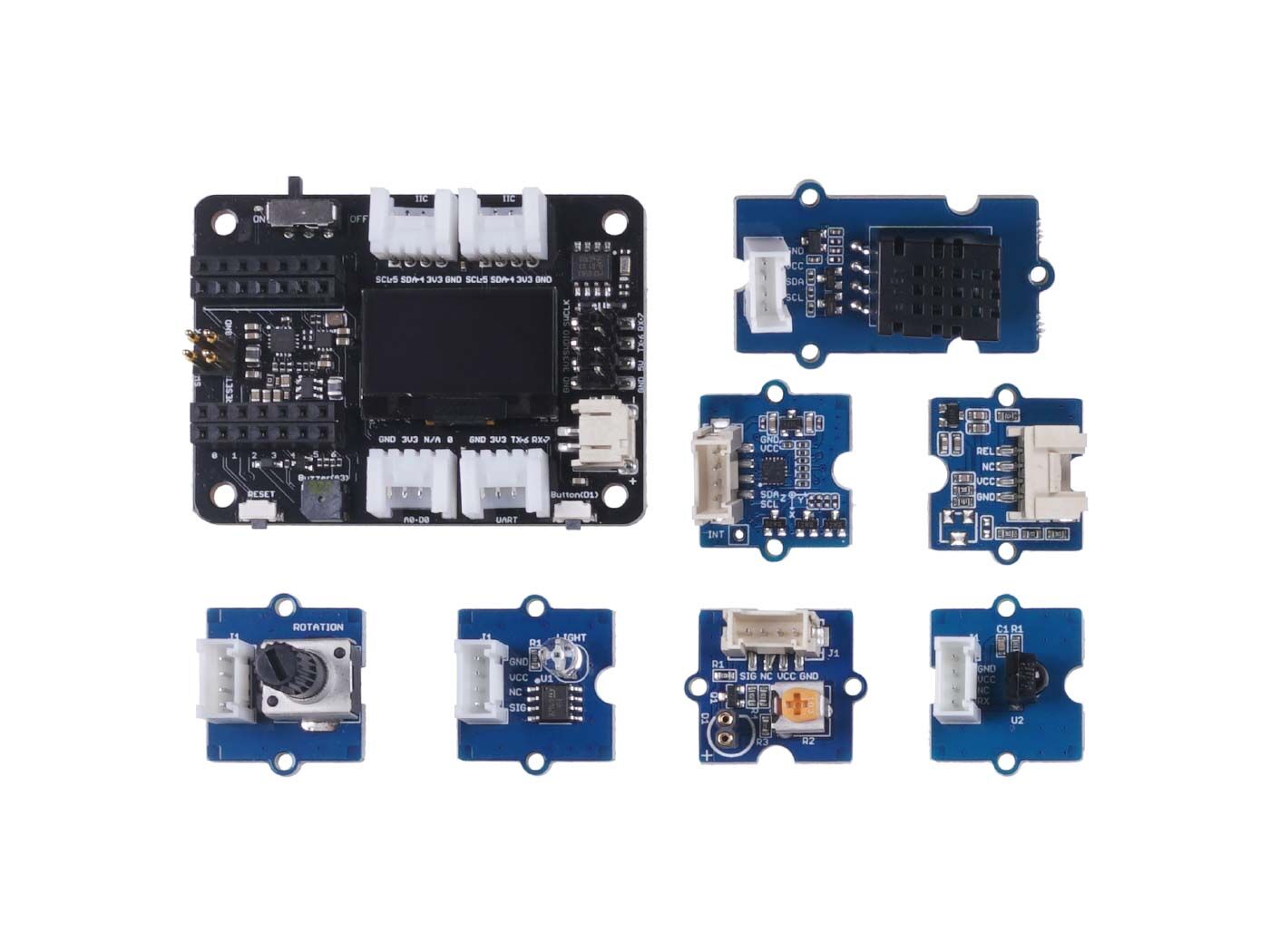 Seeed Studio XIAO Starter Kit - all Seeed Studio XIAO series Development boards supported, XIAO Series Expansion board, 9 Grove Modules, Additional Controllable Components, presented with XIAO Series Courses - Image 3