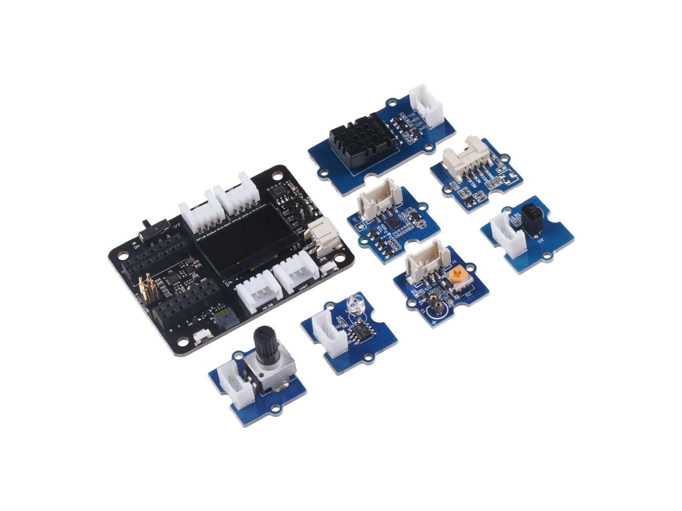 Seeed Studio XIAO Starter Kit - all Seeed Studio XIAO series Development boards supported, XIAO Series Expansion board, 9 Grove Modules, Additional Controllable Components, presented with XIAO Series Courses - Image 4
