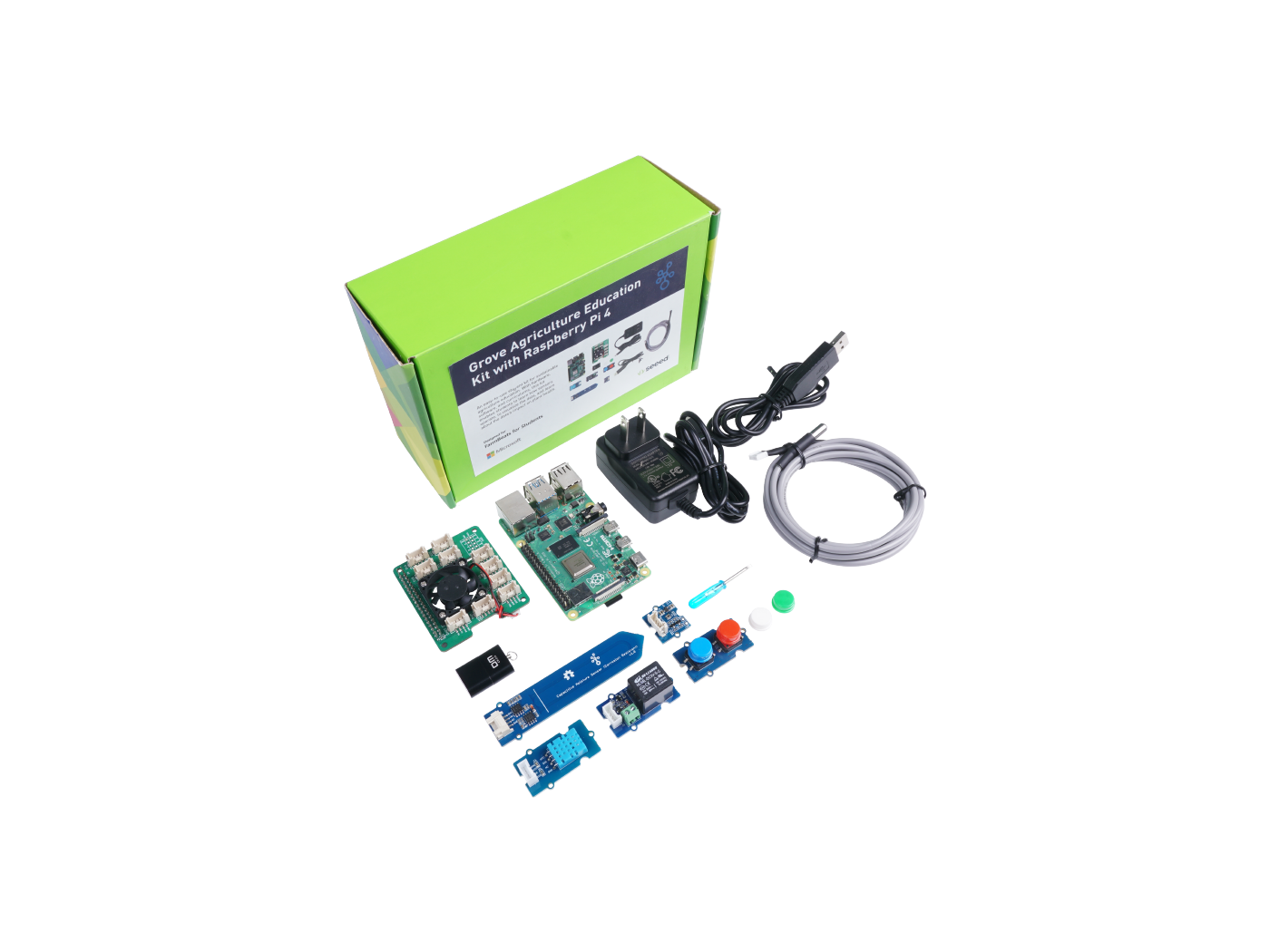 Grove Smart Agriculture Kit with Raspberry Pi 4 - designed for Microsoft FarmBeats for Students - Image 2