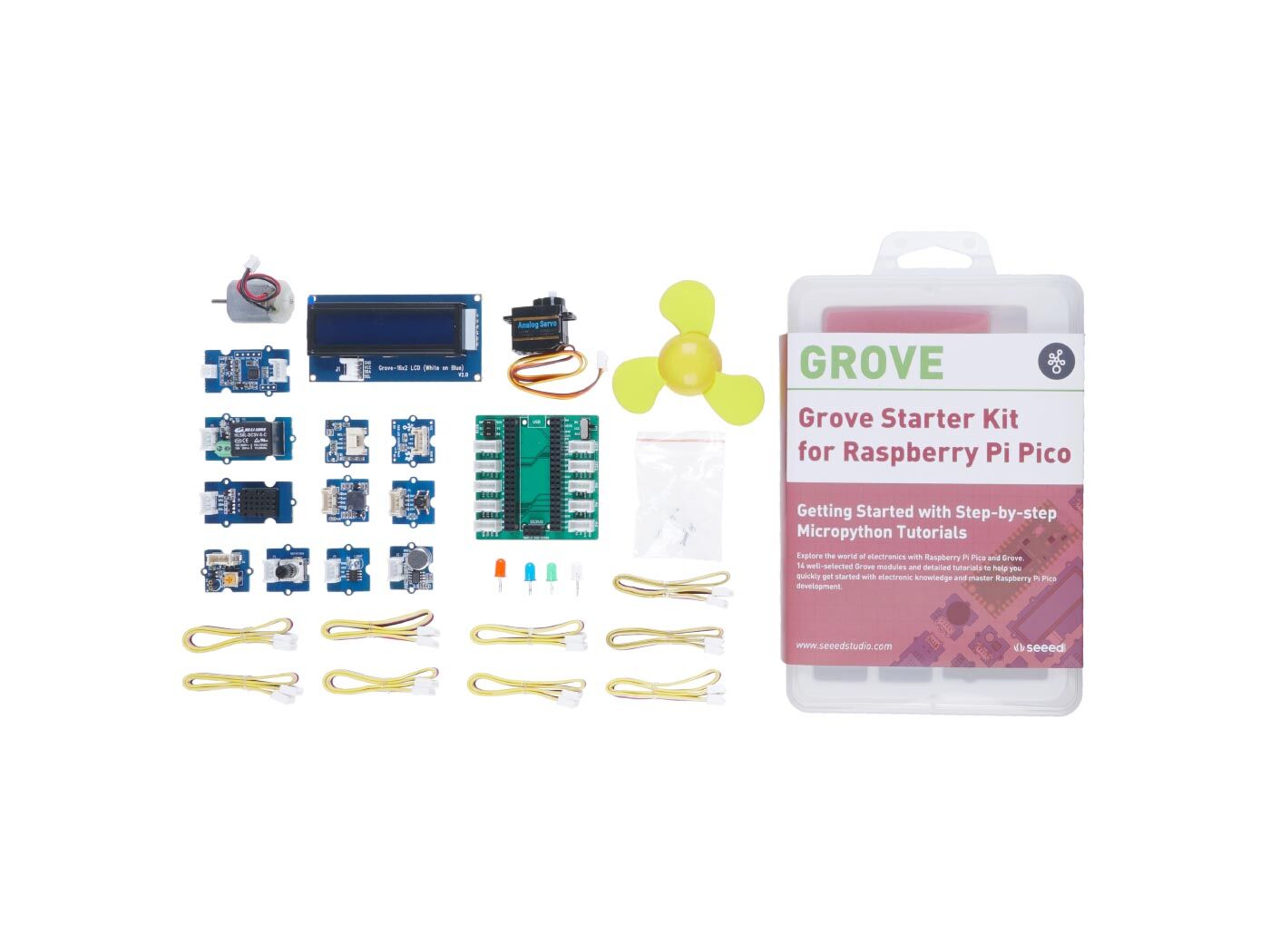 Grove Starter Kit for Raspberry Pi Pico with Free Course - Image 2