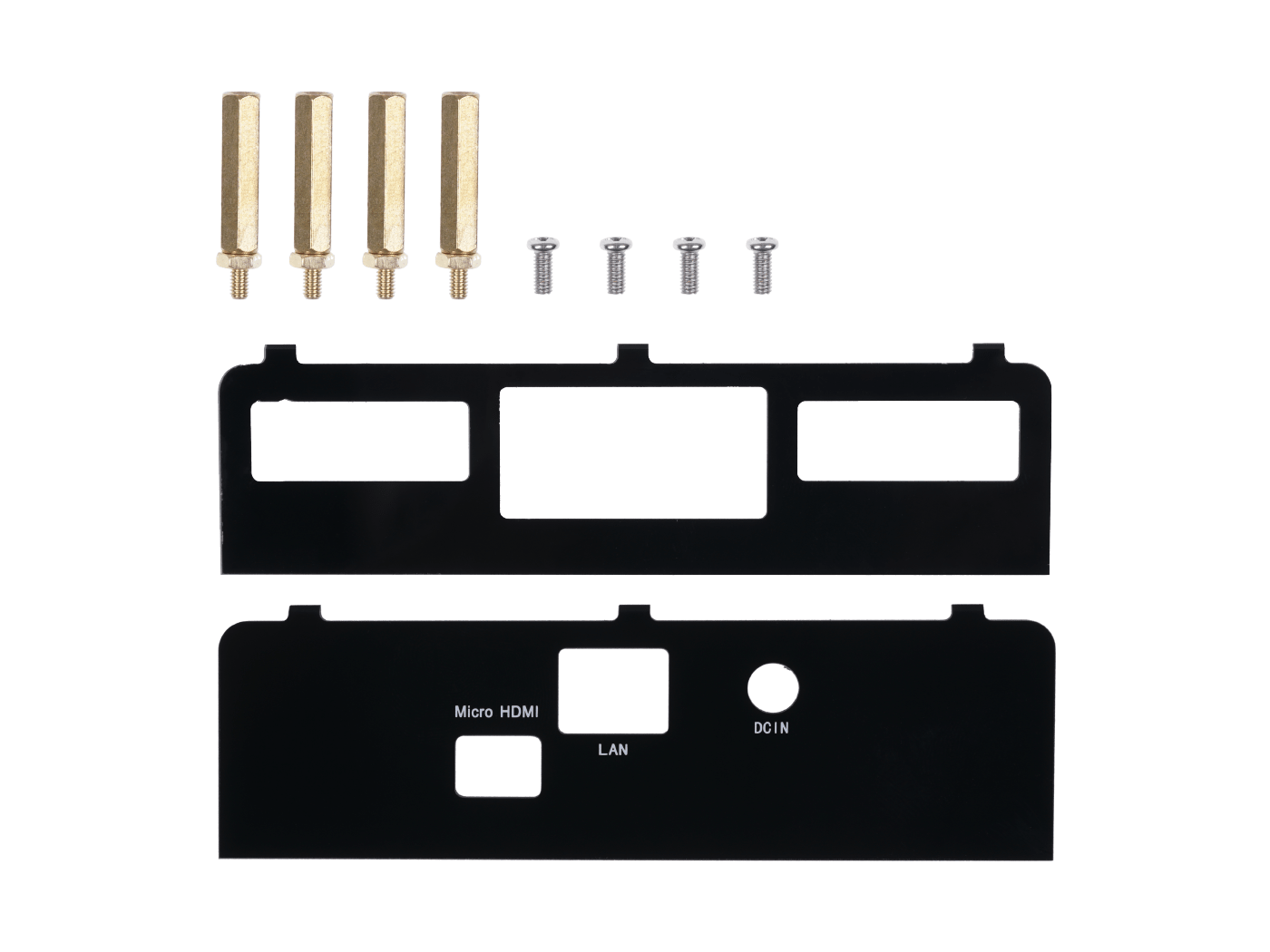 re_computer case: Side Panels For BeagleBone® Black With Standoffs