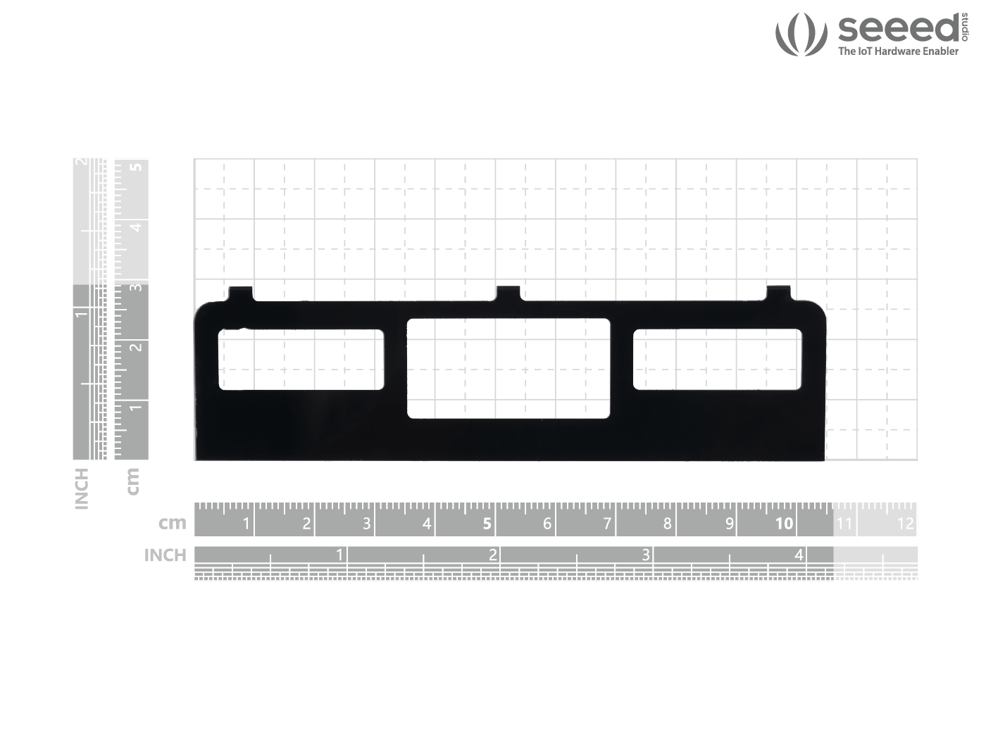 re_computer case: Side Panels For BeagleBone® Green With Standoffs - Image 6