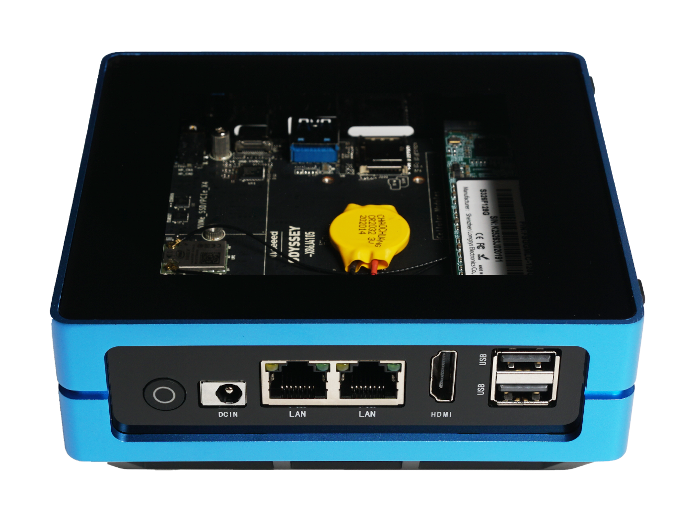 Odyssey Blue J4105 Windows 10 Mini PC with 128GB external SSD - Image 2