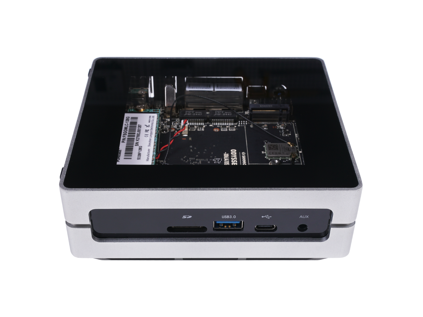 re_computer case silver version: Most Compatible Enclosure for popular SBCs including ODYSSEY - X86J4105, Raspberry Pi, BeagleBone and Jetson Nano/Xavier NX - Image 4