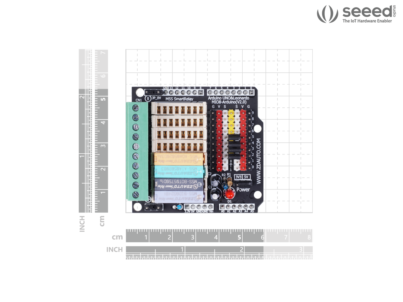 MIO Arduino Starter Kit with Expansion Board, M5S I/O modules and PLC – Compatible with Arduino UNO/ Leonardo - Image 5