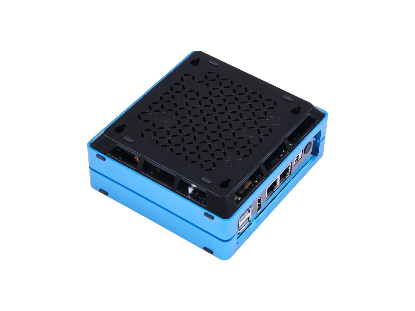 ODYSSEY Blue J4125 v2 Mini PC(TELEC) - Mini PC with 128GB M.2 SATA, Linux and RP2040 Core, dual 2.5 Gigabit Ethernet NICs - Image 2