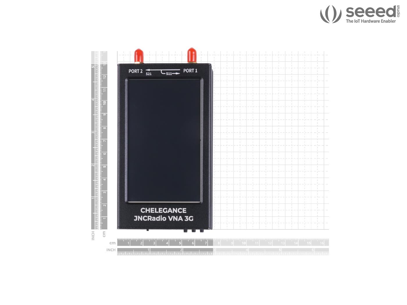 Chelegance JNCRadio VNA 4.3 Inch 3GHz Vector Network Analyzer- 50kHz-3GHz Short Wave HF VHF UHF, sweep speed 400pts/s, Aluminum alloy case, and IPS LCD Screen - Image 8