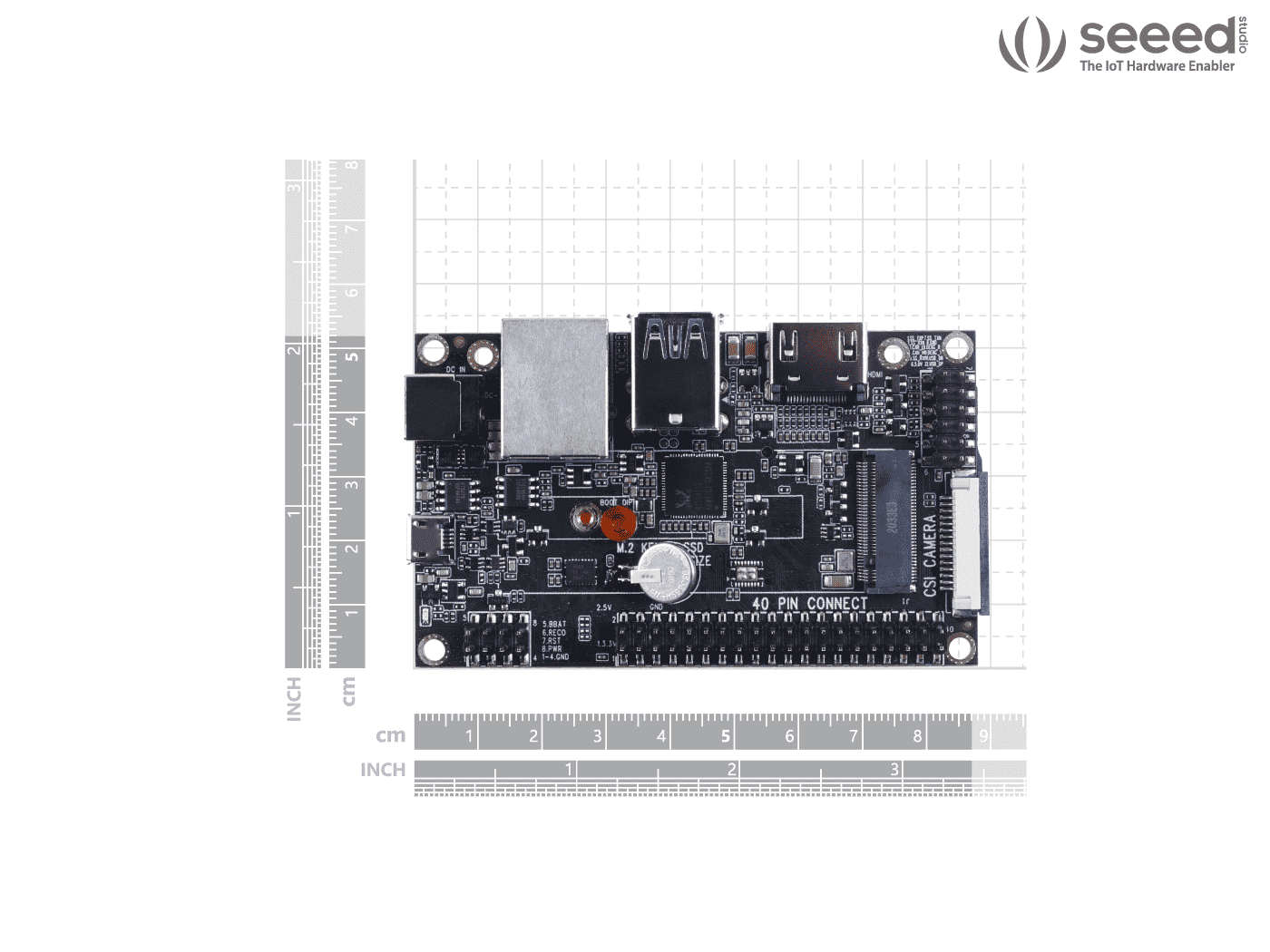 A203 Carrier Board for Jetson Nano/Xavier NX/TX2 NX with compact size and rich ports (Wifi, Bluetooth, SSD supported etc.) - Image 4