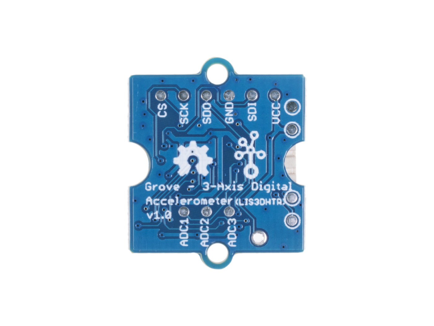Grove - 3-Axis Digital Accelerometer, ultra-low-power and high performance linear accelerometer powered by LIS3DHTR(ST), with dynamically selectable scale and multiple digital output interfaces - Image 3