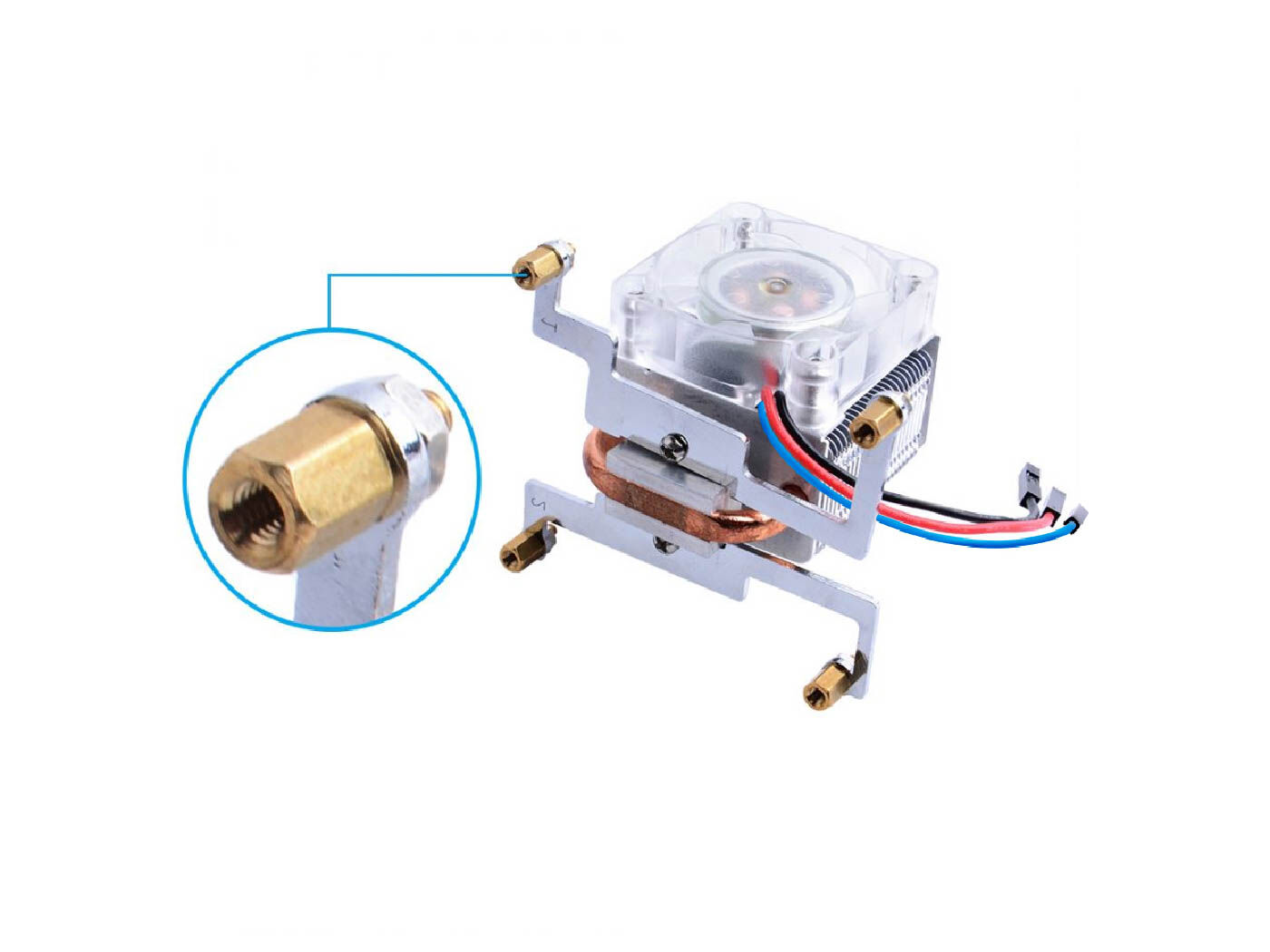 Blink Blink ICE Tower CPU Cooling Fan for Raspberry Pi (Support Pi 4) - Image 3