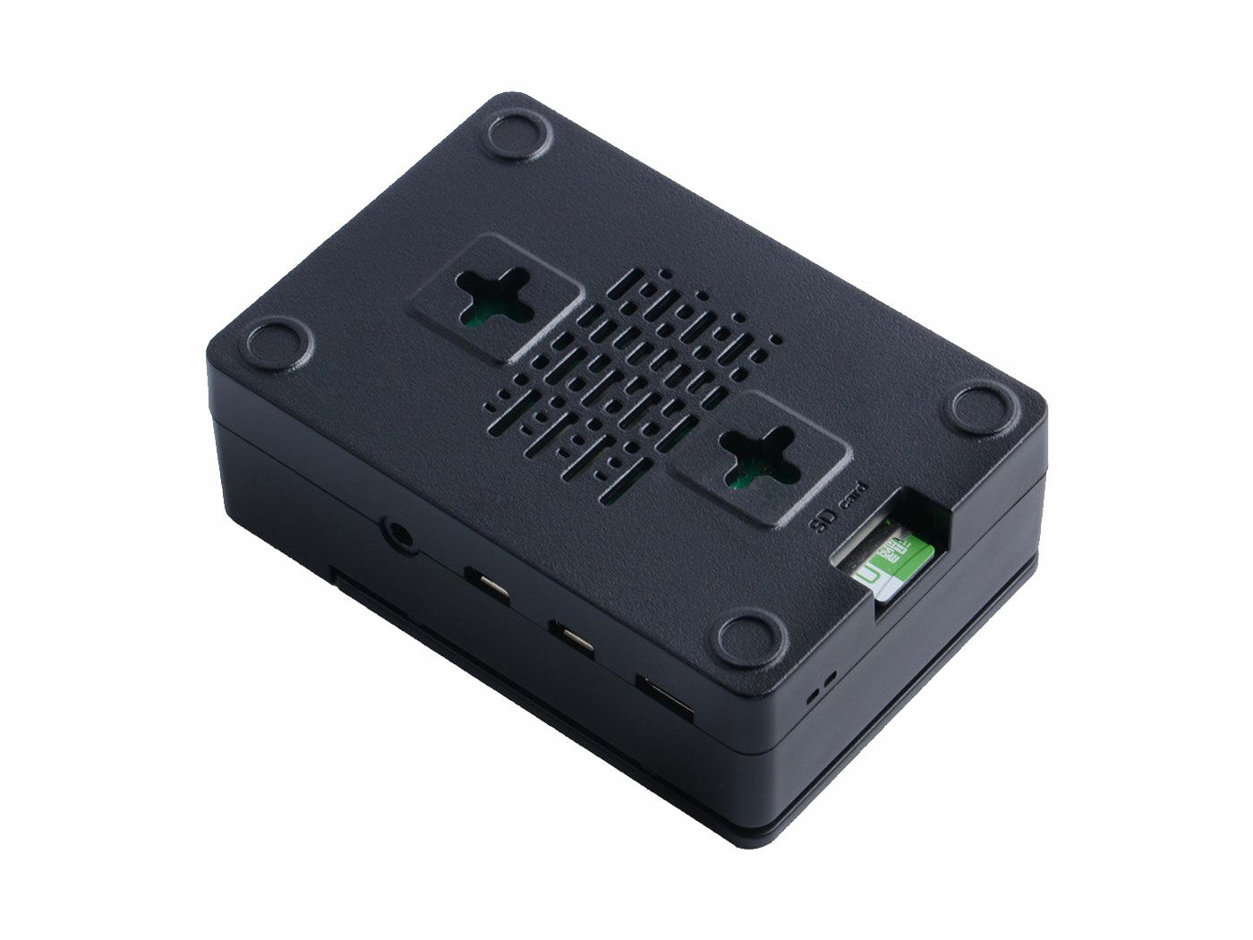 ABS H-Type Black Case for Raspberry Pi 4 B - Image 2