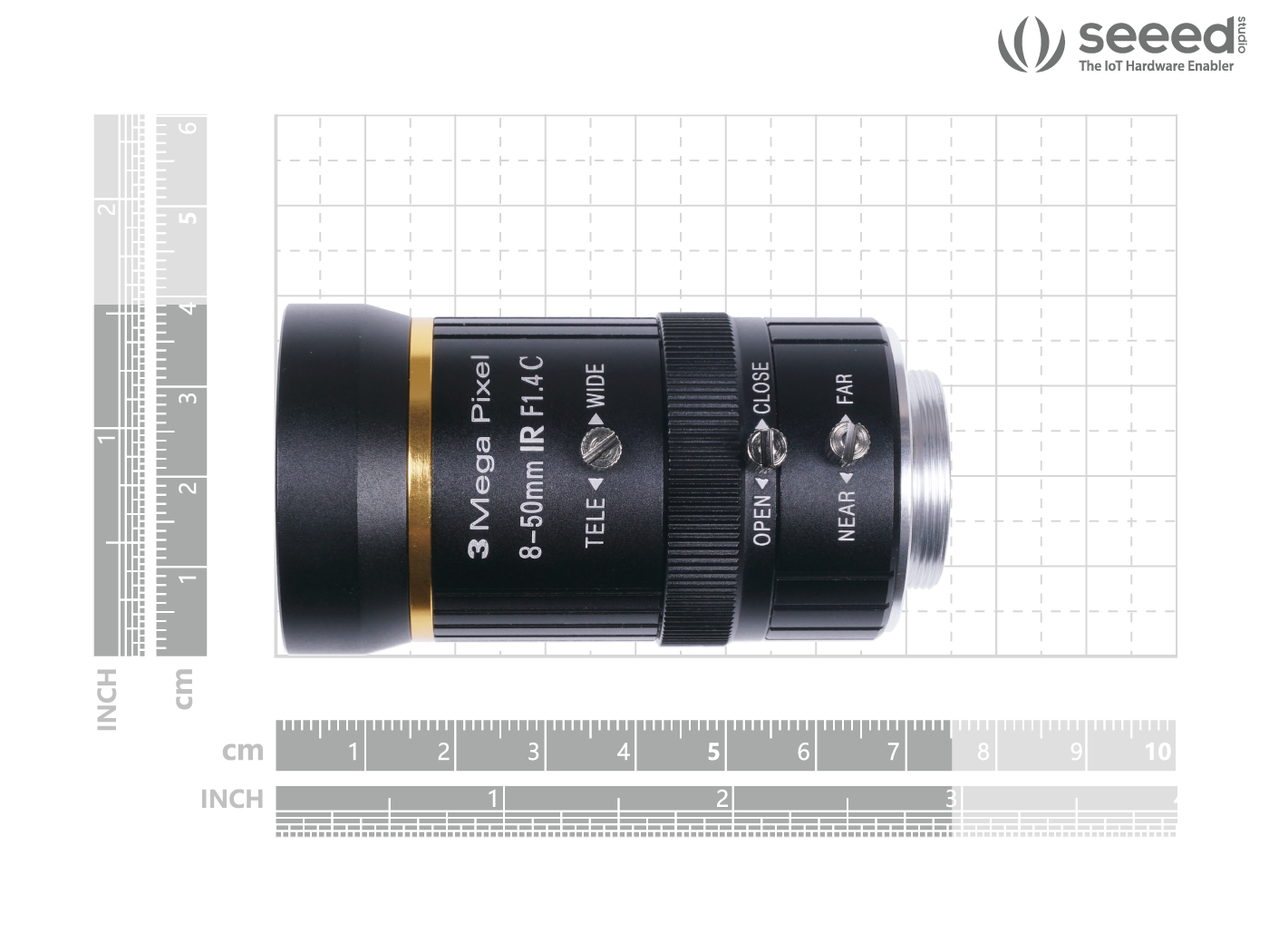 8-50mm 3MP Lens for Raspberry Pi High Quality Camera with C-Mount - Image 5