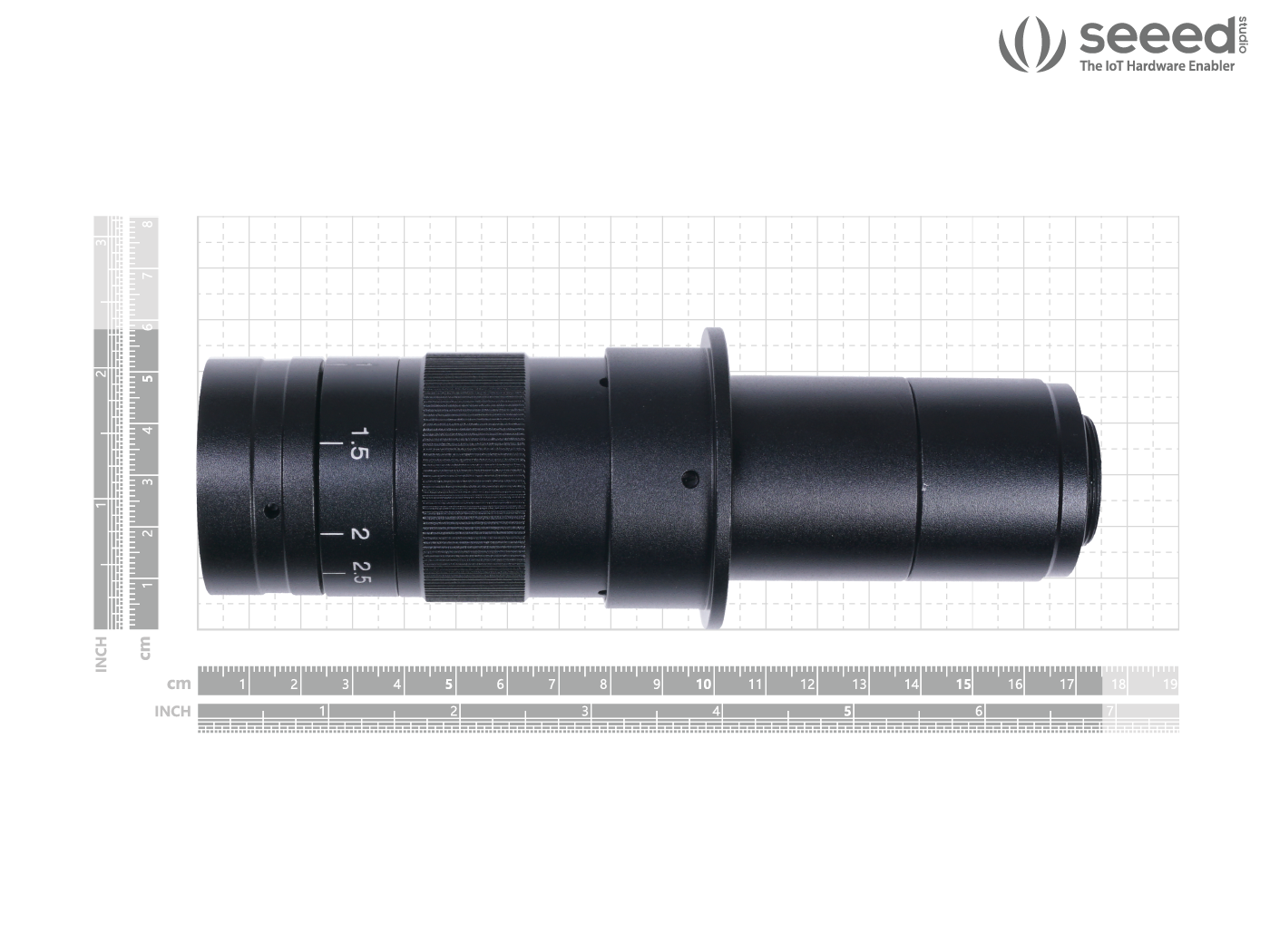 300X Microscope Lens for Raspberry Pi High Quality Camera with C-Mount - Image 5
