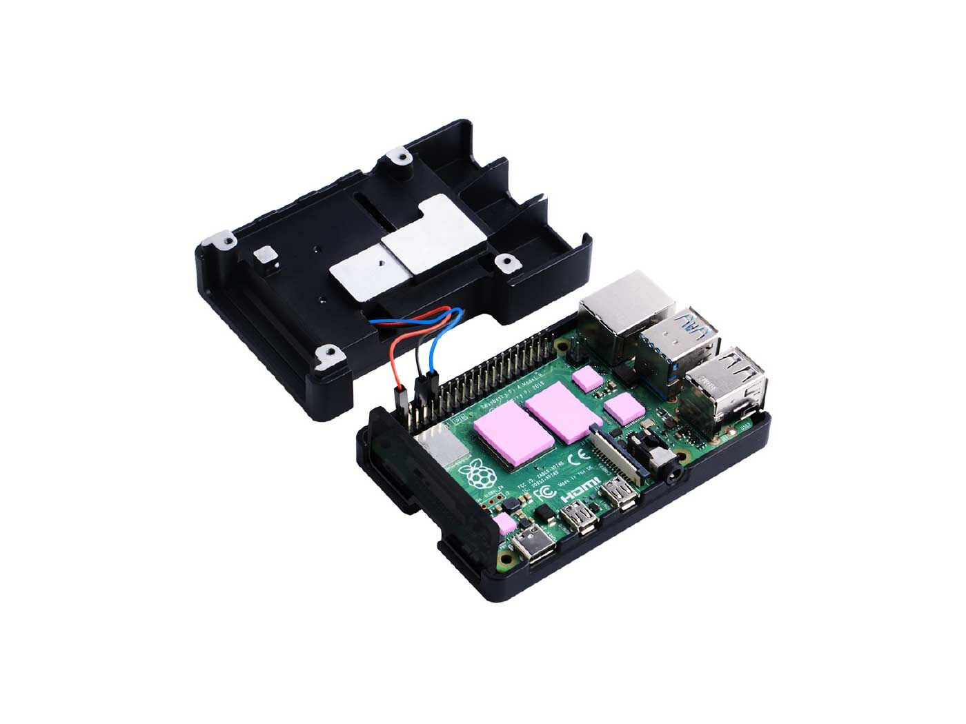 Aluminum Case with 3510 Fan for Raspberry Pi 4 - Image 8