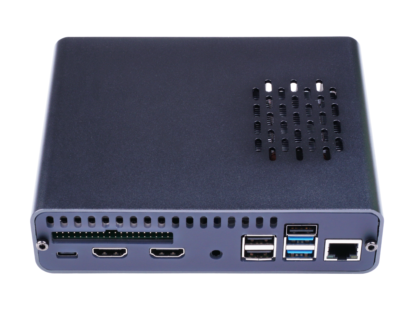 DeskPi Pro Case for Raspberry Pi 4 - 2.5 inch HDD/SSD Support, 2 x Full Size HDMI, Ice Tower Cooler - Image 3