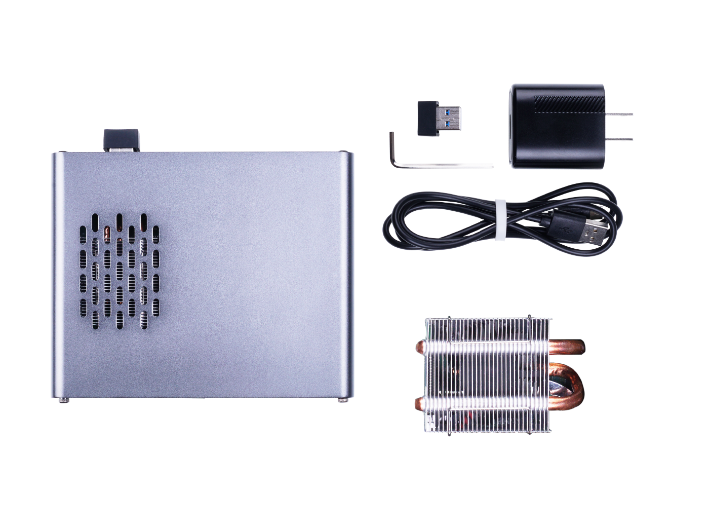 DeskPi Pro Case for Raspberry Pi 4 - 2.5 inch HDD/SSD Support, 2 x Full Size HDMI, Ice Tower Cooler - Image 7